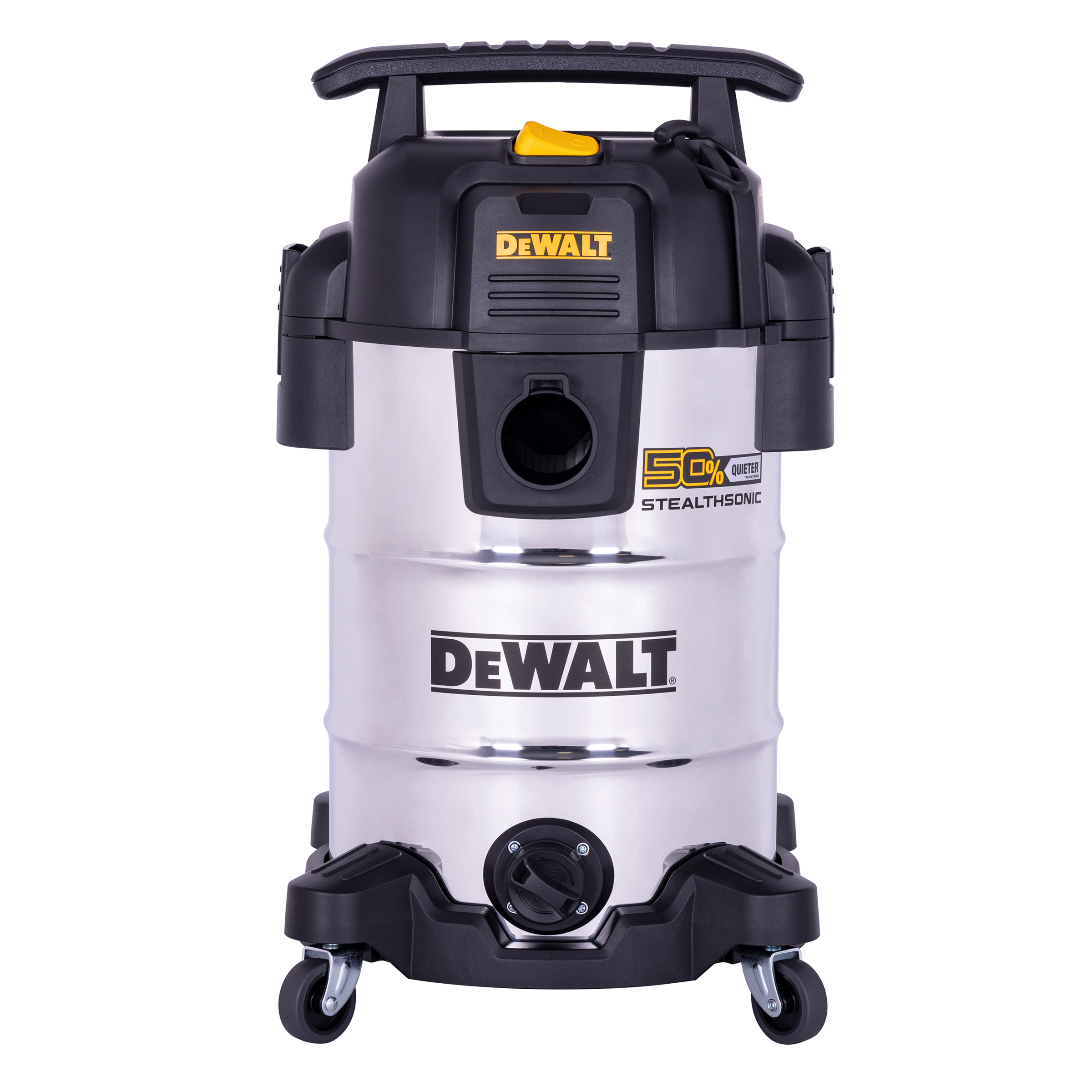 DeWalt 8-Gallon 4 HP Stealthsonic Quiet Stainless Steel Wet Dry Vacuum