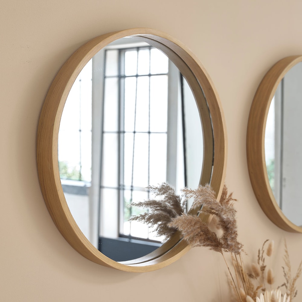 Ernest - Miroir en chêne massif
