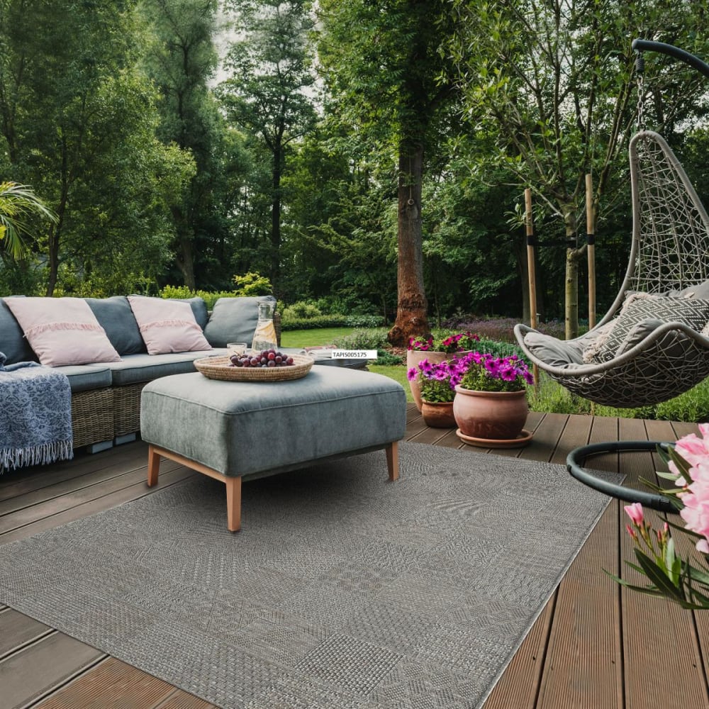 Mexico ex - Tapis exterieur 120x160 gris