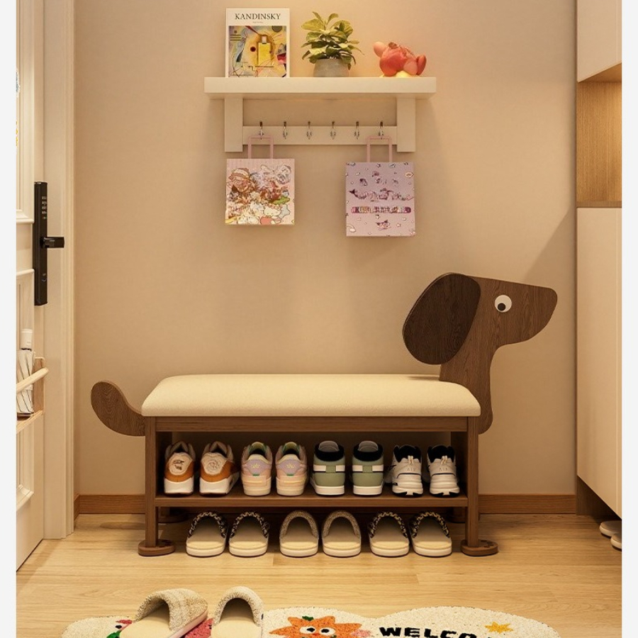 Dachshund Shoe Bench Stool