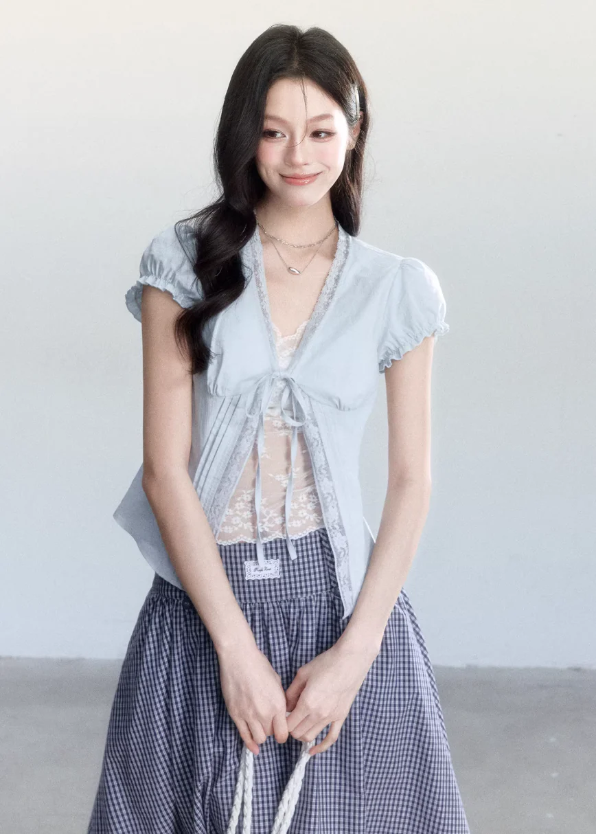 Soft Ribbon Lace Set