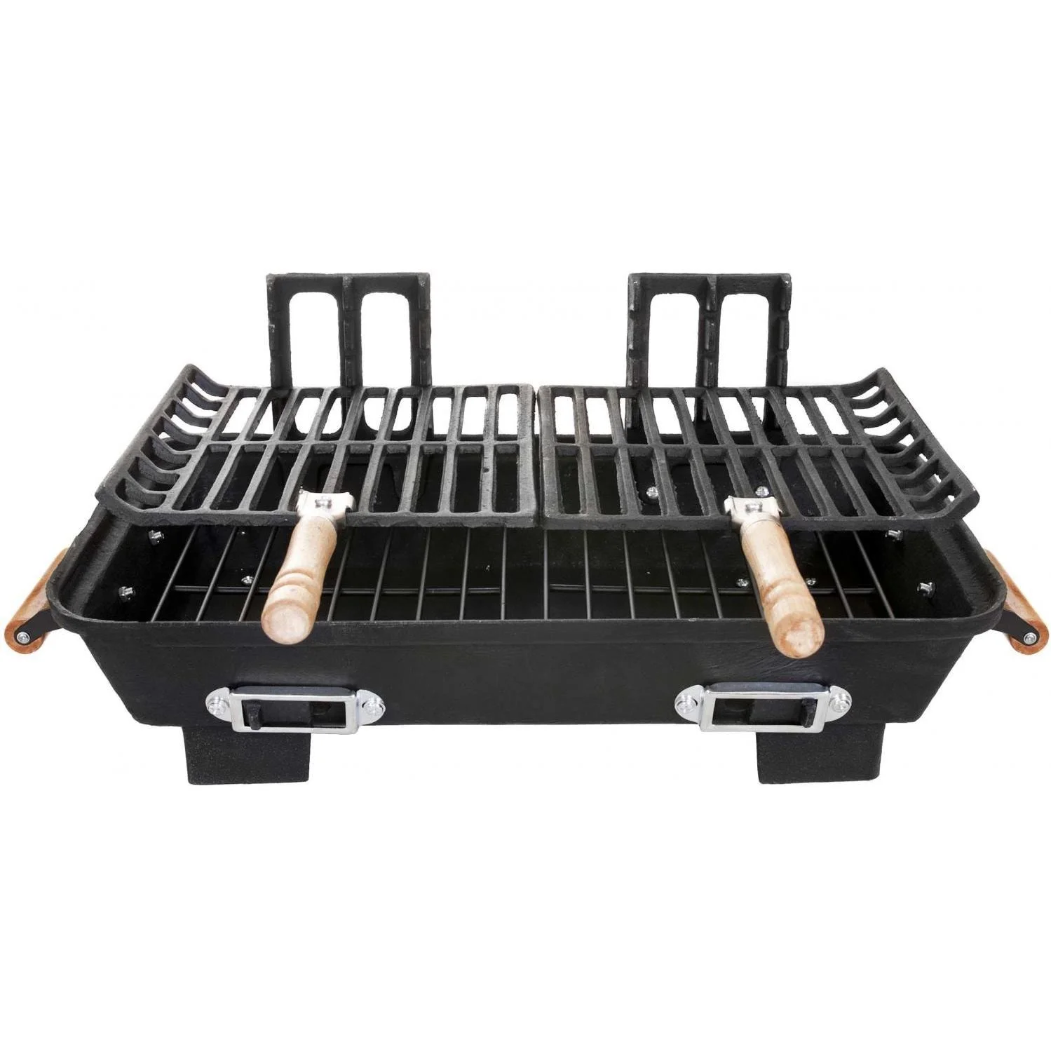 Allen Cast Iron Hibachi Tabletop Charcoal BBQ Grill