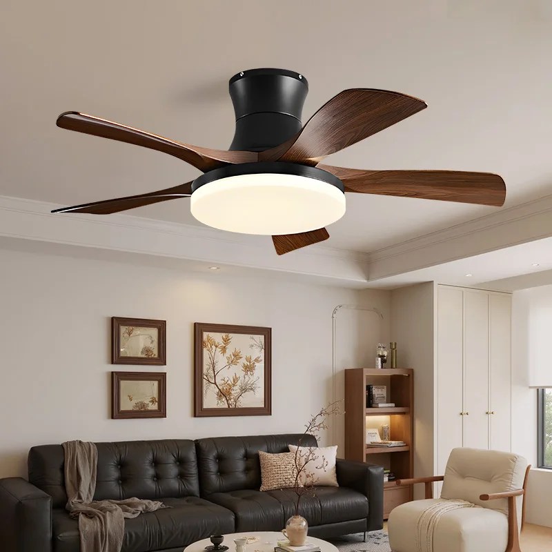 Retro Ceiling Fan Lamp With Light