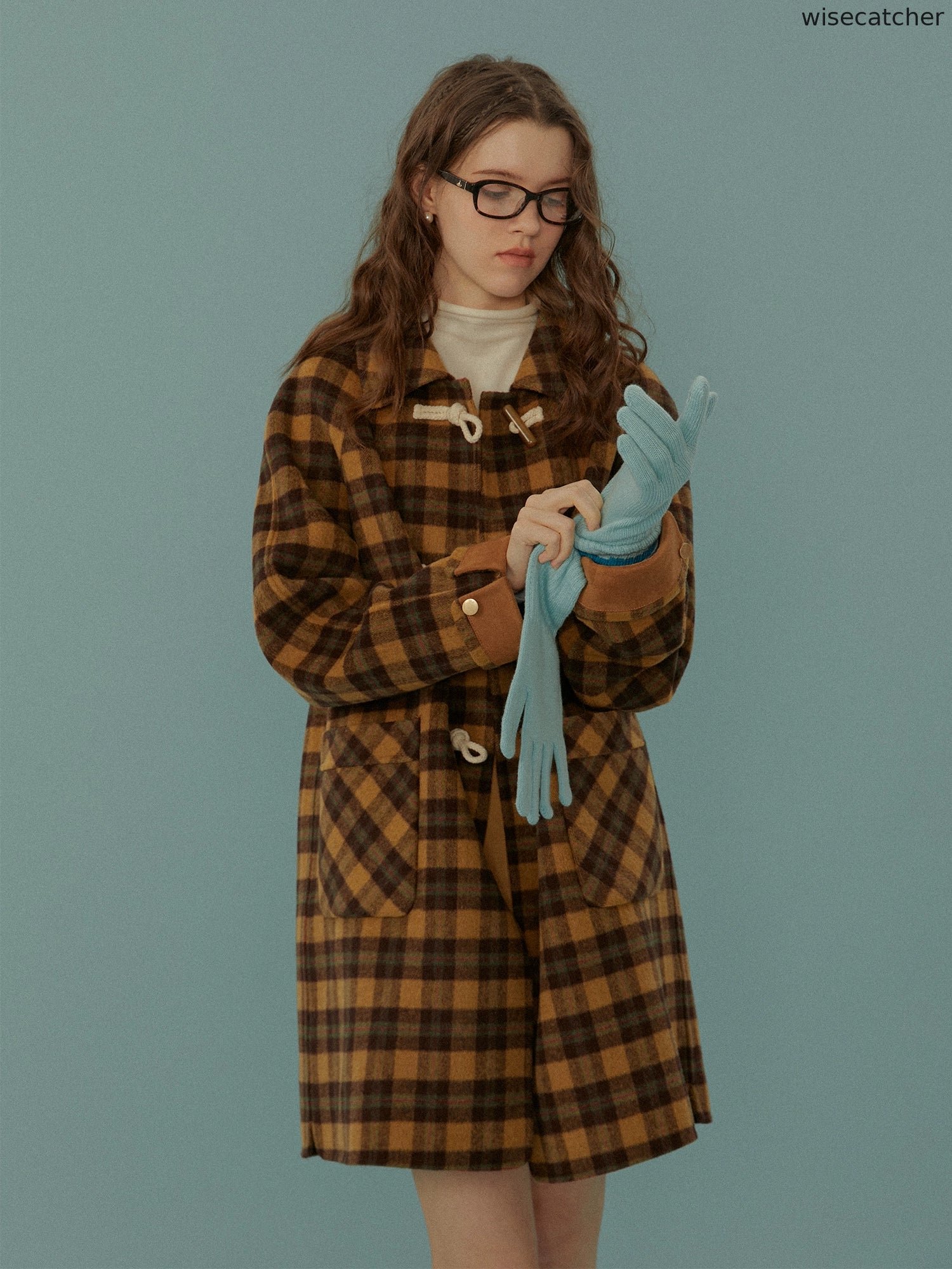 VINTAGE MERALD WOOL COAT - jugjet