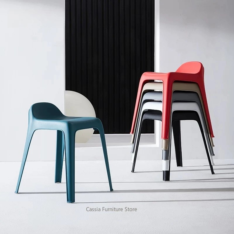 Versatile Stackable Plastic Stool