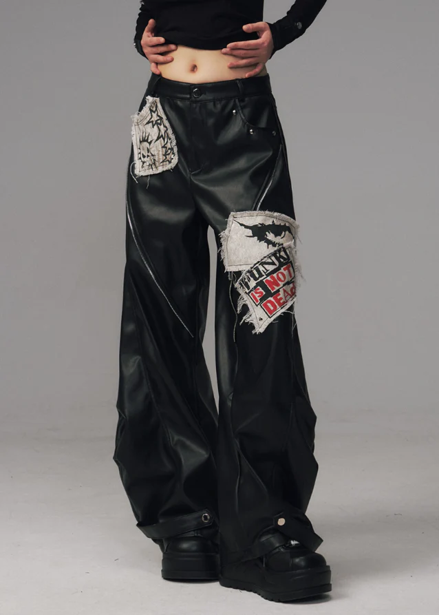 Saboteur Patch Pants Heavy Zip Edition