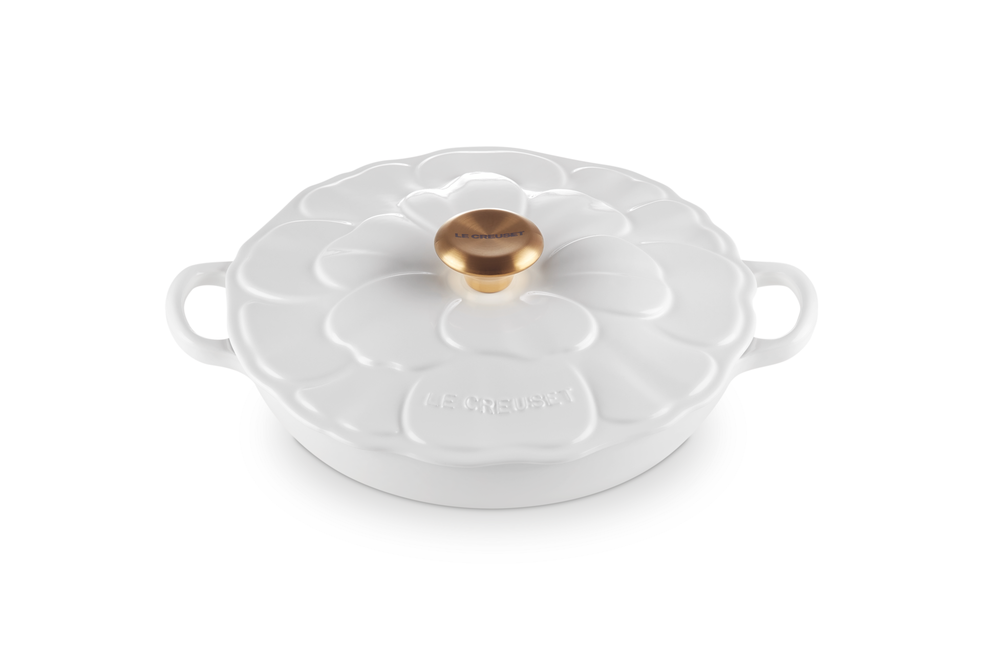 Cast Iron Petal Shallow Casserole