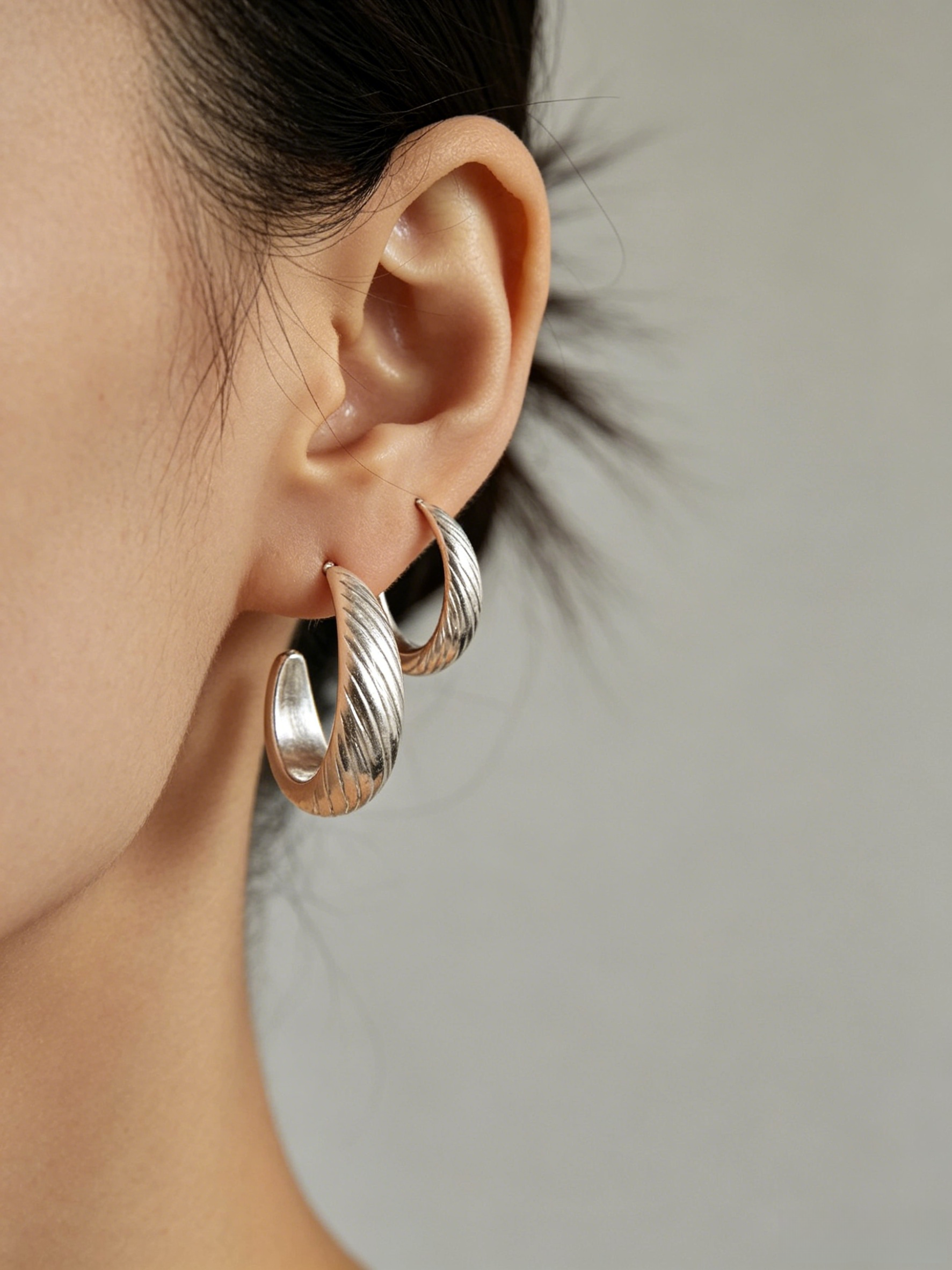 Earrings Silver / Red