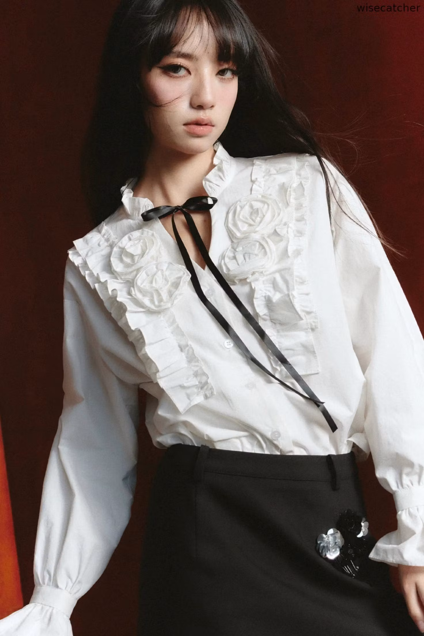 V-Neck Floral Skirt Set-Up - jugjet