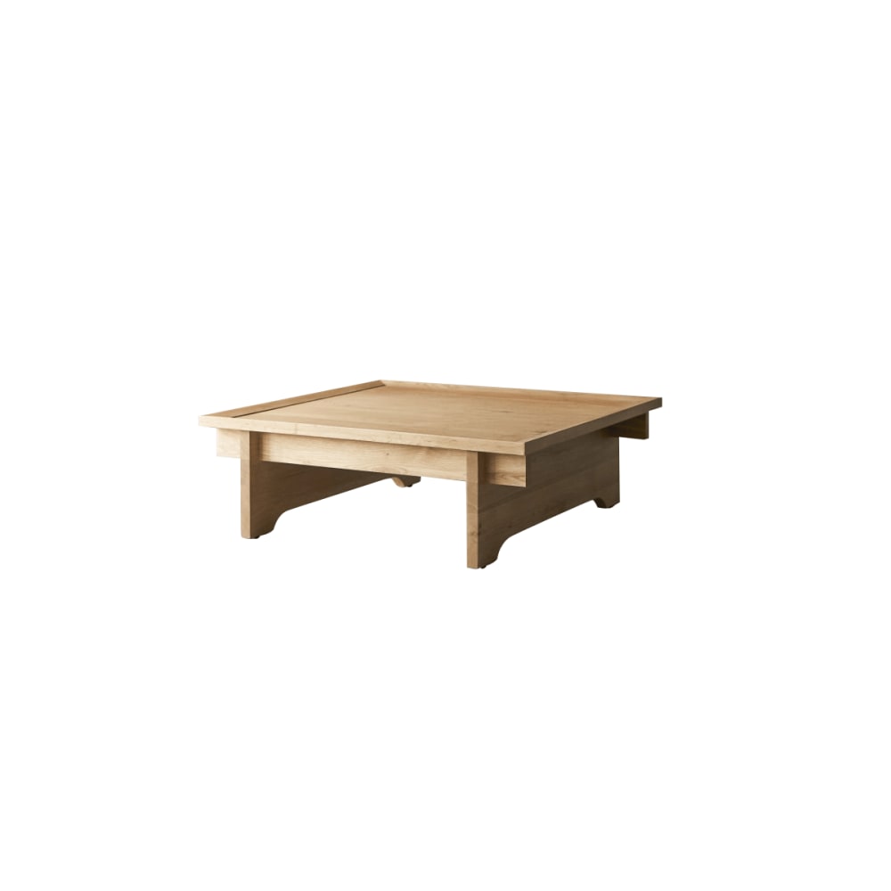 Miu - Table basse carrée en chêne massif