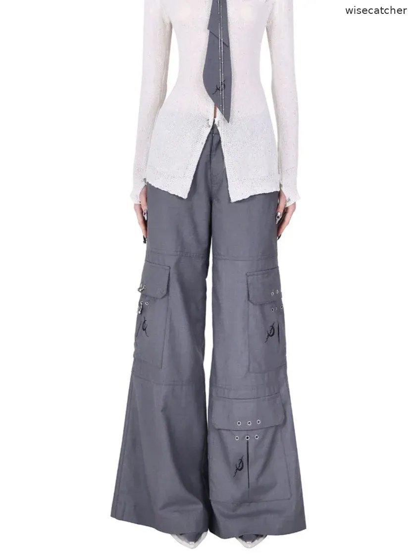 Original Electric Loose Gray Pants - jugjet