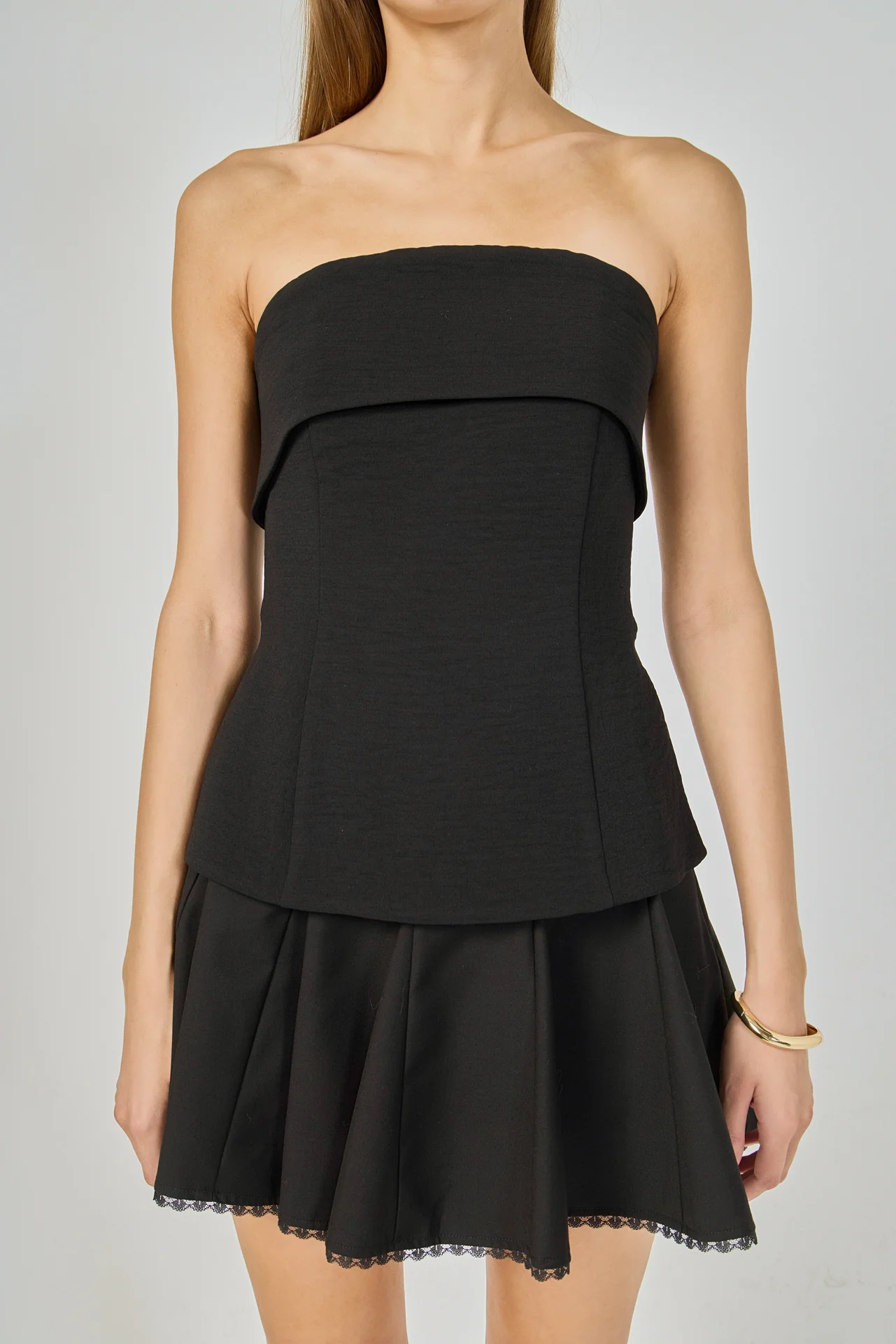 Folded Strapless Top - vipsense