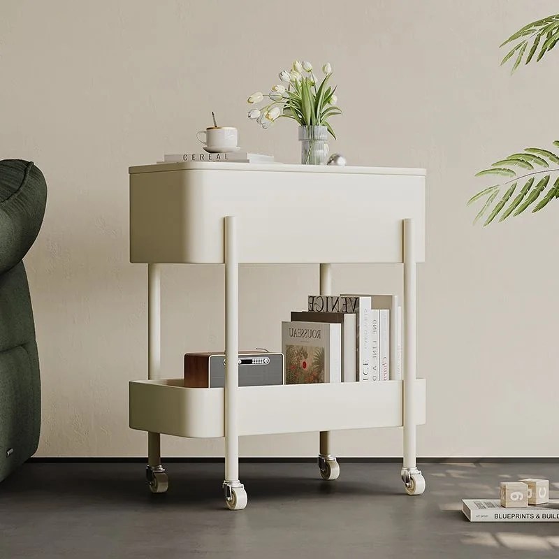 Stylish 2-Tier Rolling Cart