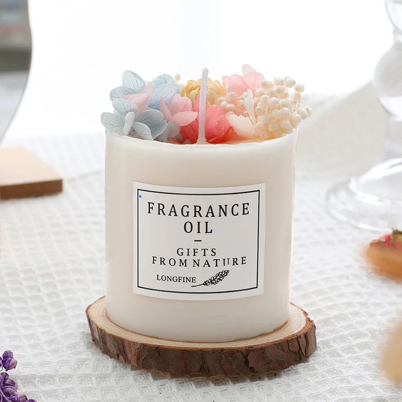 Flowers Decor Romantic Candles
