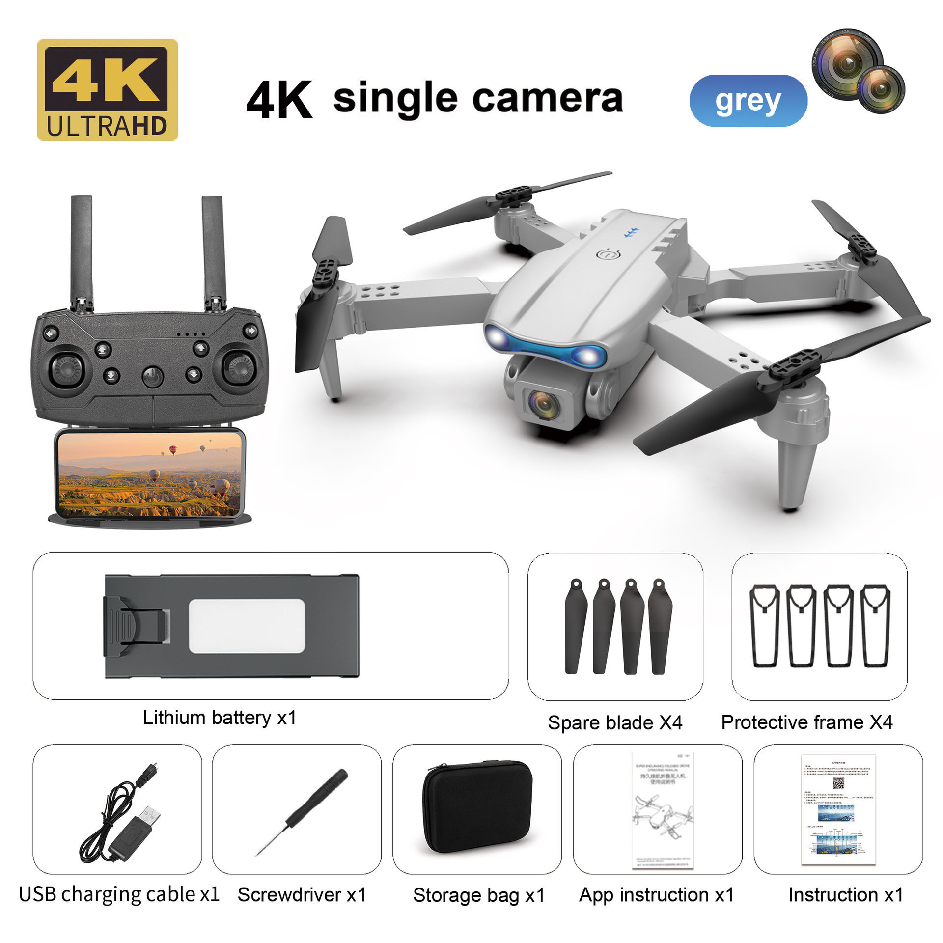 2025 Latest Drone with 6K UHD Camera