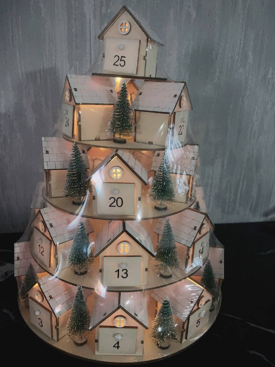 [Buy 2 Free Shipping]2023 Christmas Tree Houses Advent Calendar - Aanythingby Clearance