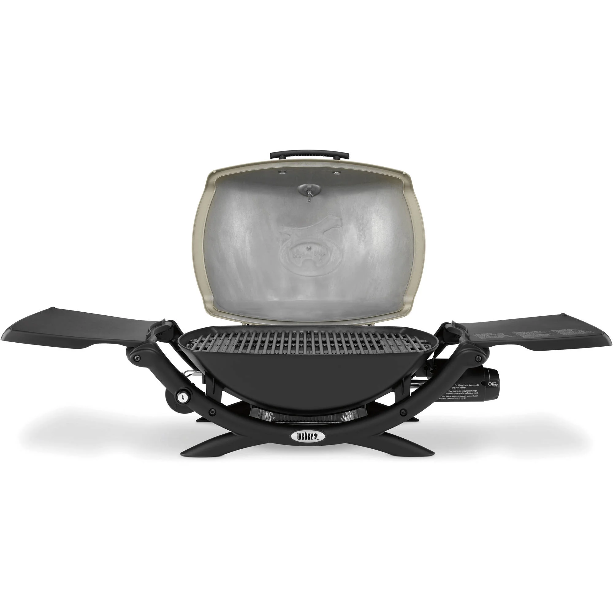 Q 2200 1-Burner Portable Gas Grill, Titanium