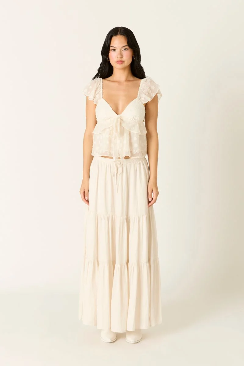Satin Maxi Skirt - guttulla
