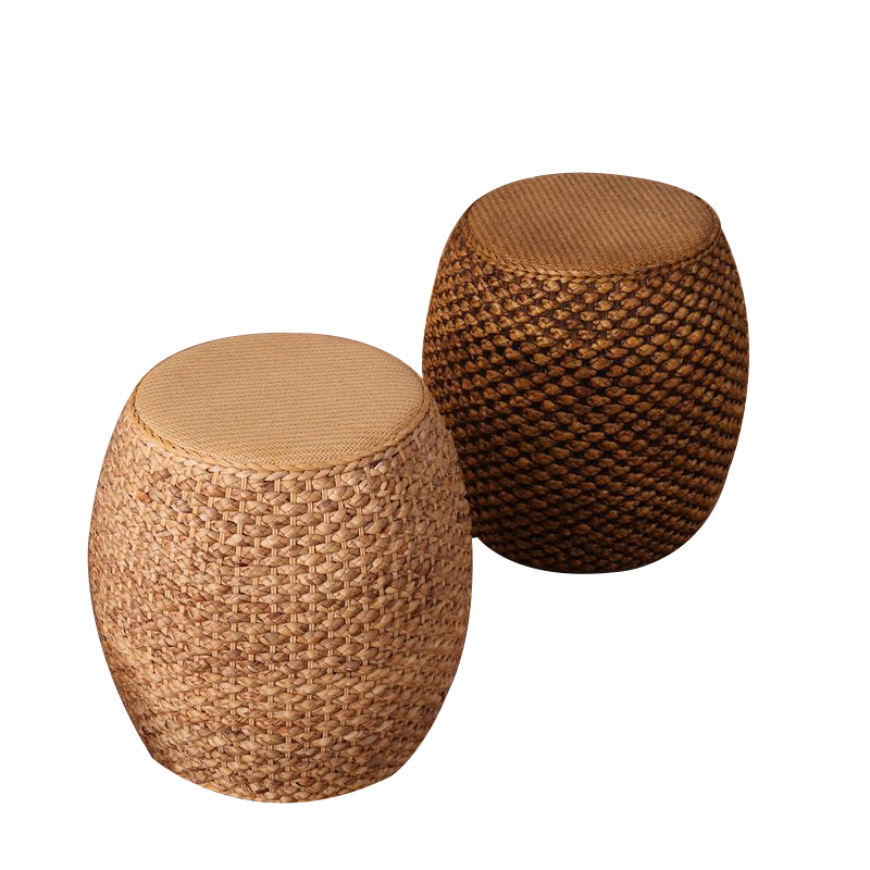 Vintage Rattan Wood Stool