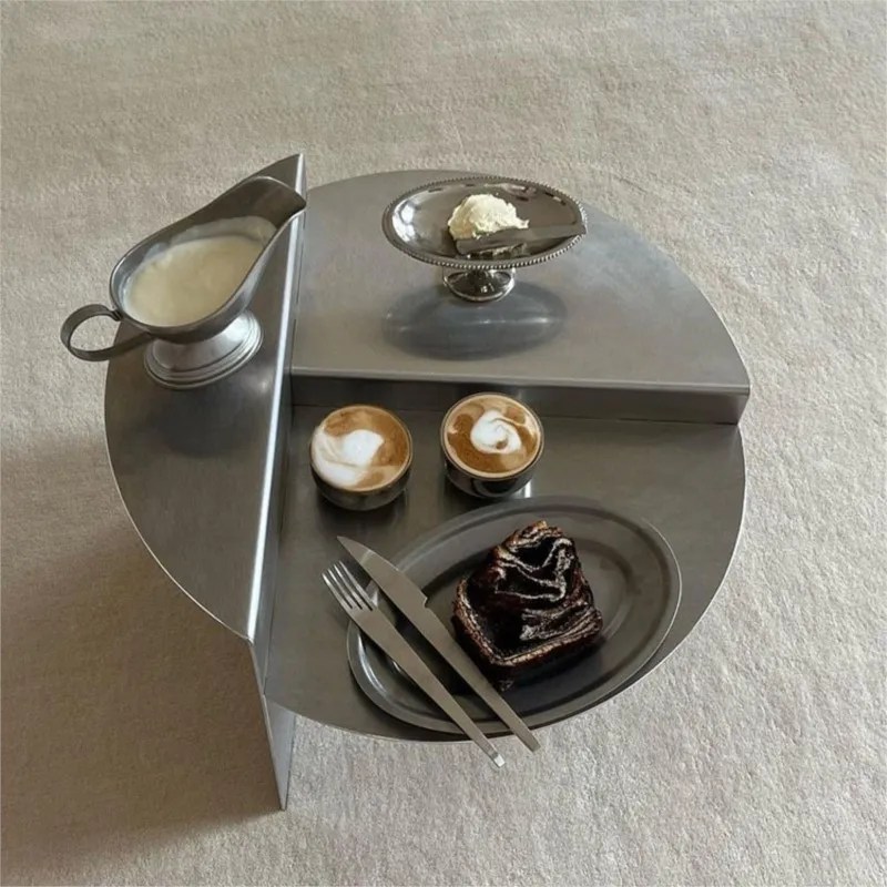 Wabi-Sabi Stainless Steel Coffee Table