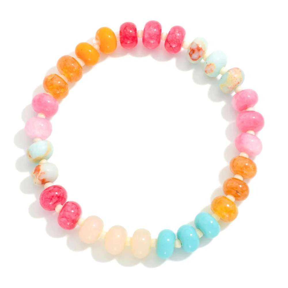 Candy Stone Stretch Bracelet