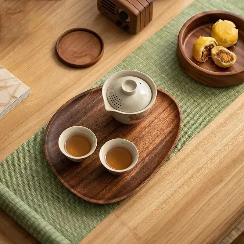 Walnut Wood Dinner Plate