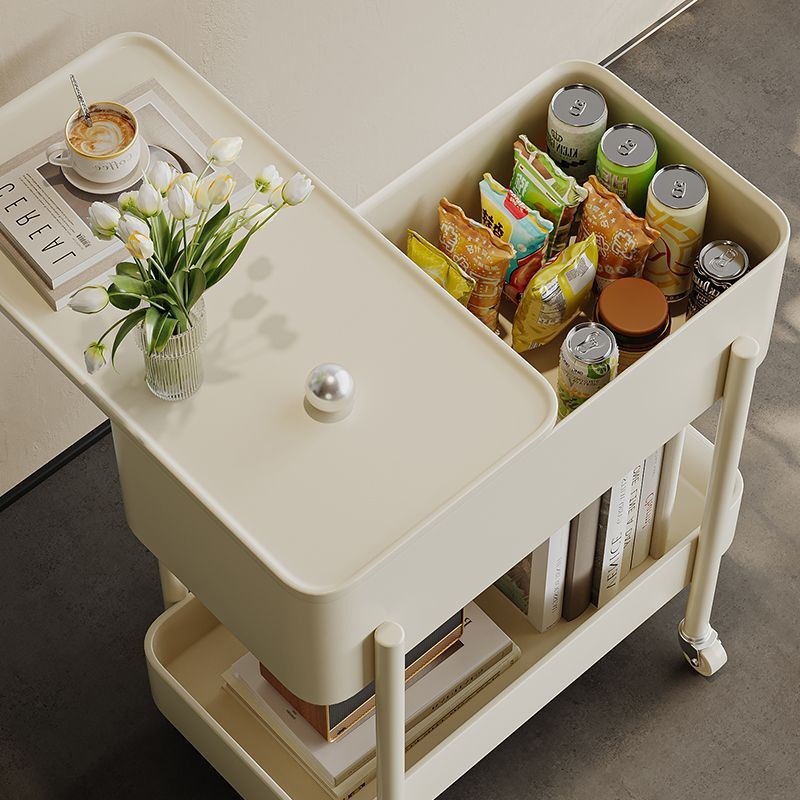 Stylish 2-Tier Rolling Cart