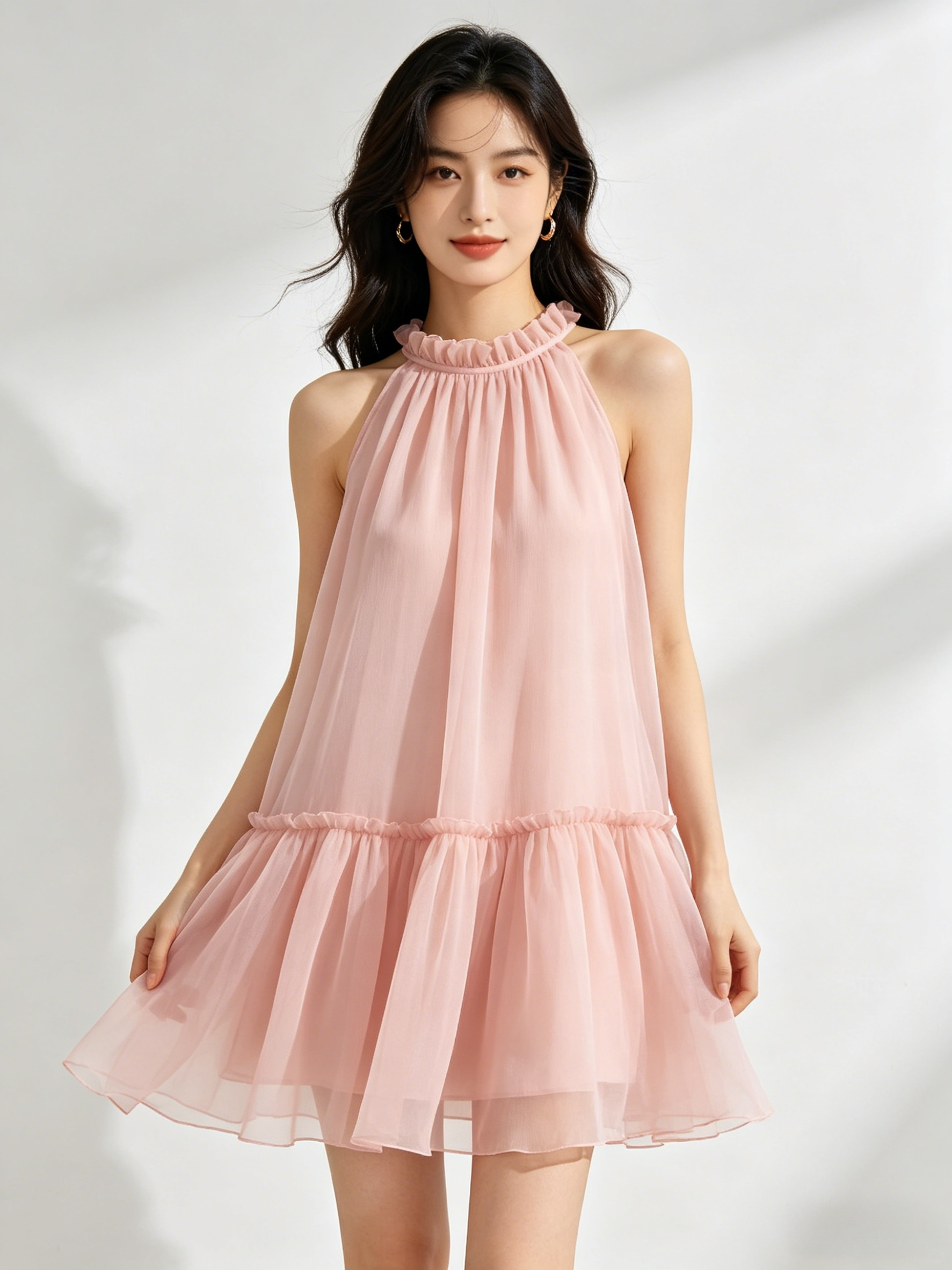 Chiffon Mini Dress