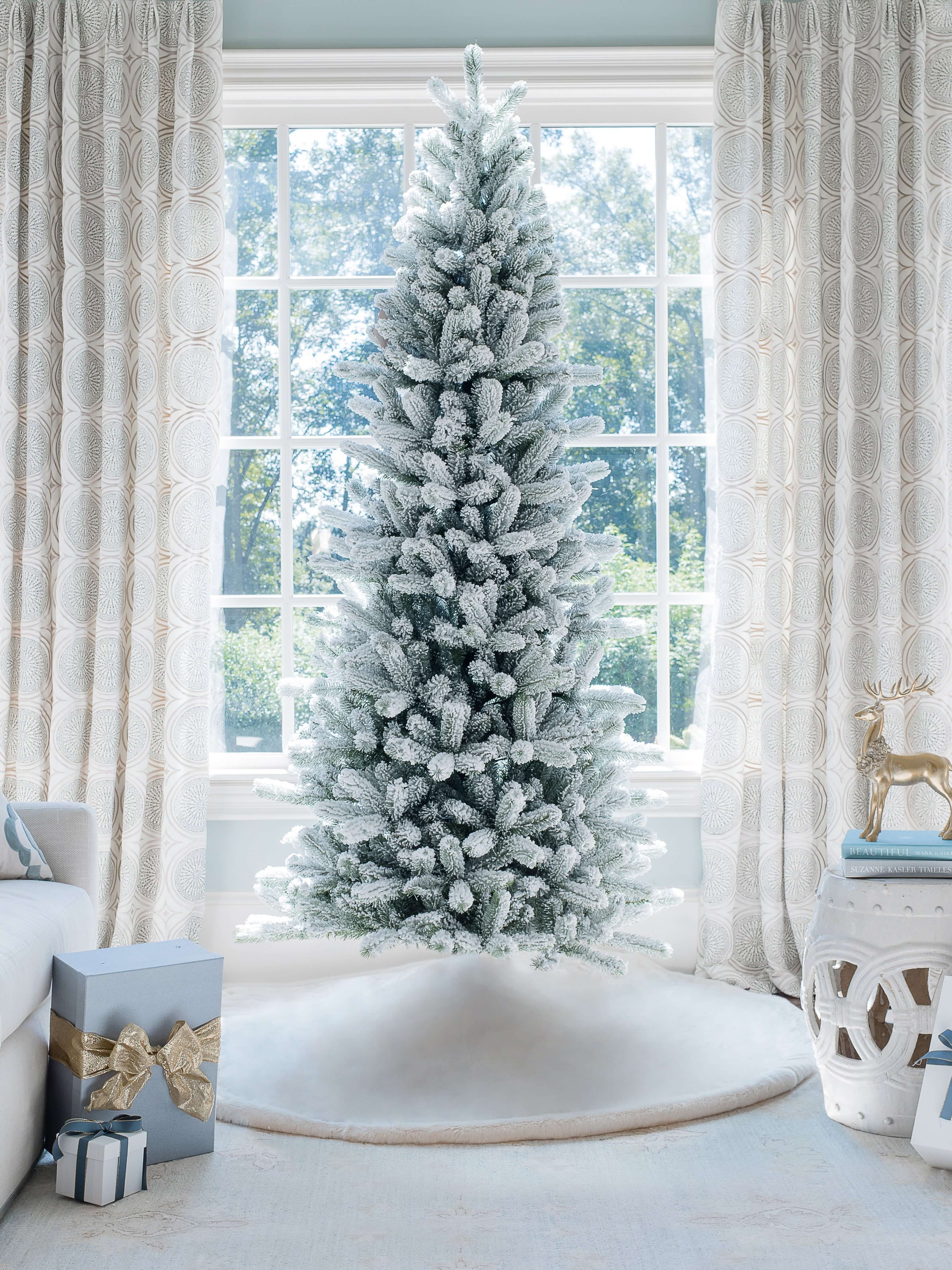 9' King 🎄 Slim Artificial Christmas Tree Unlit