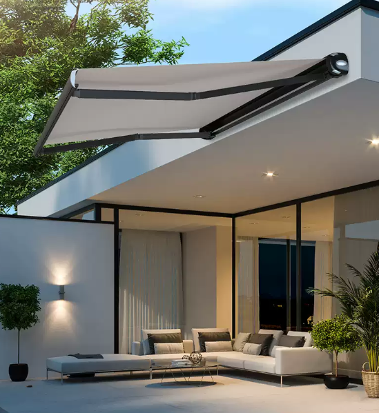 🔥Hot Sale🔥Outdoor rainproof folding retractable awning 3