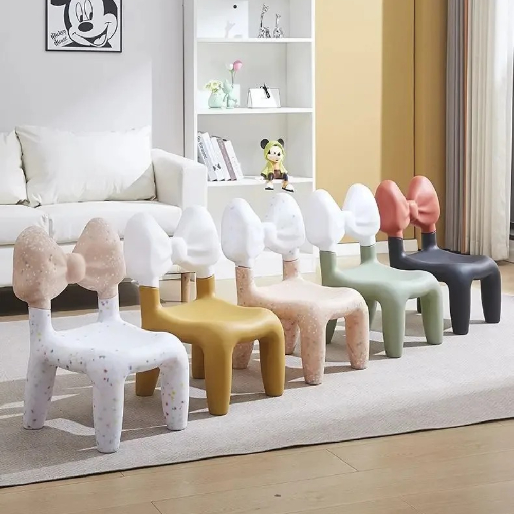 Cute Nordic Style Bow Chair