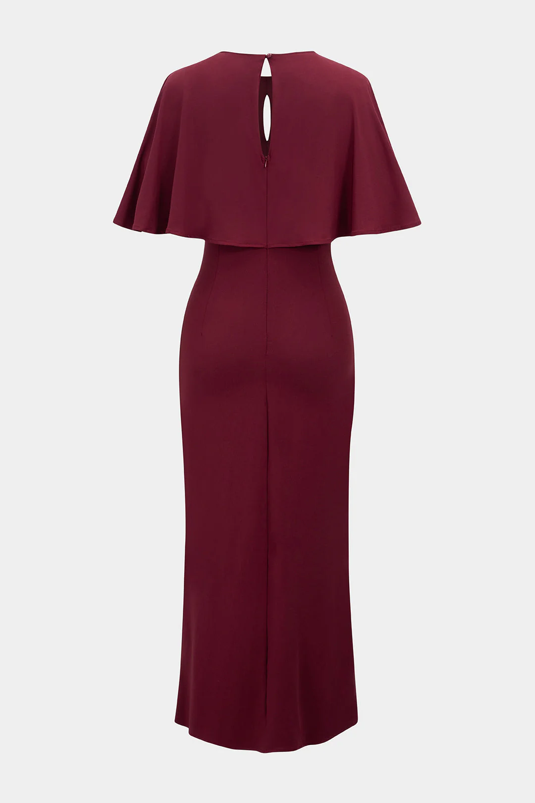 Cut Out Short Sleeve Ruched Maxi Dress