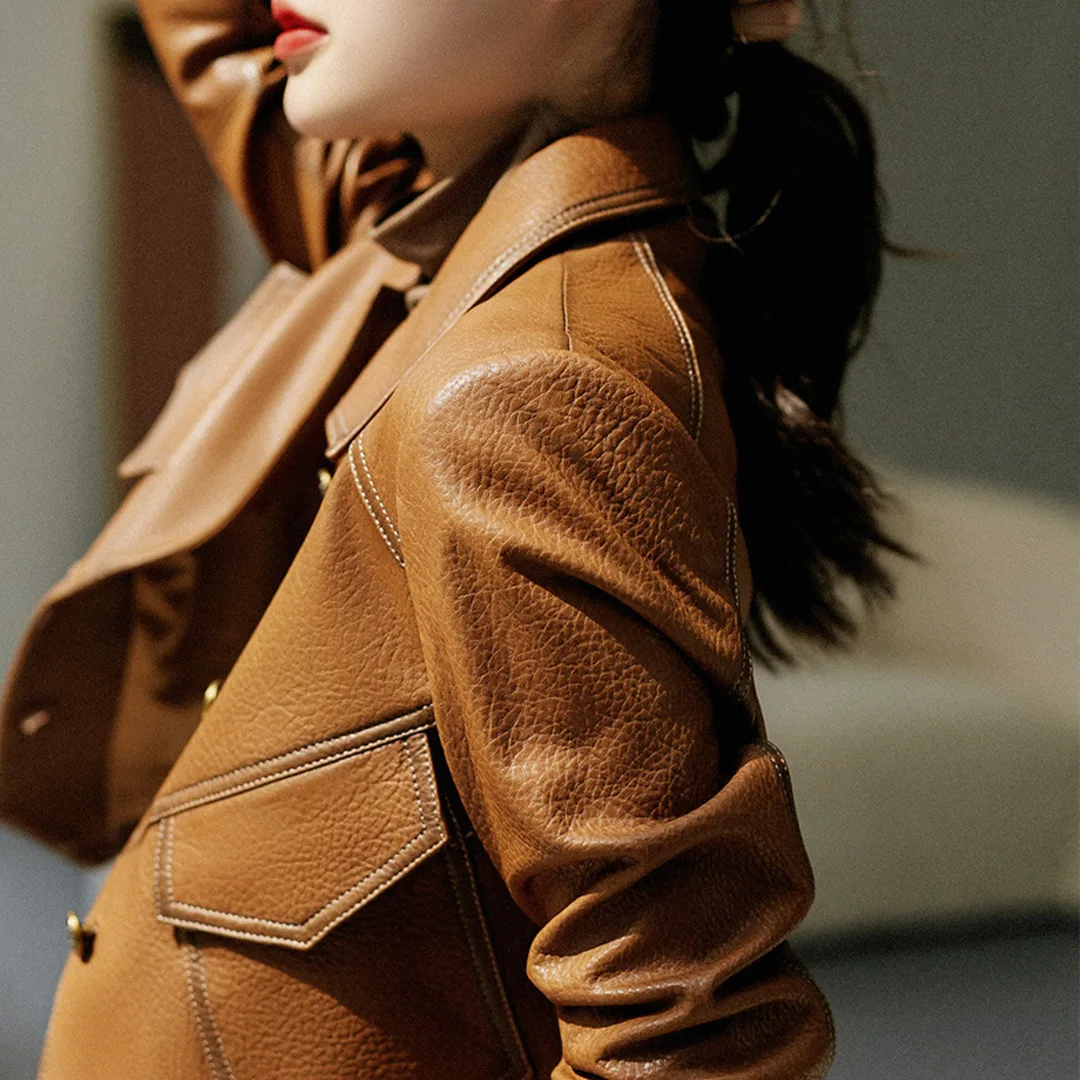 Faux Leather Jacket