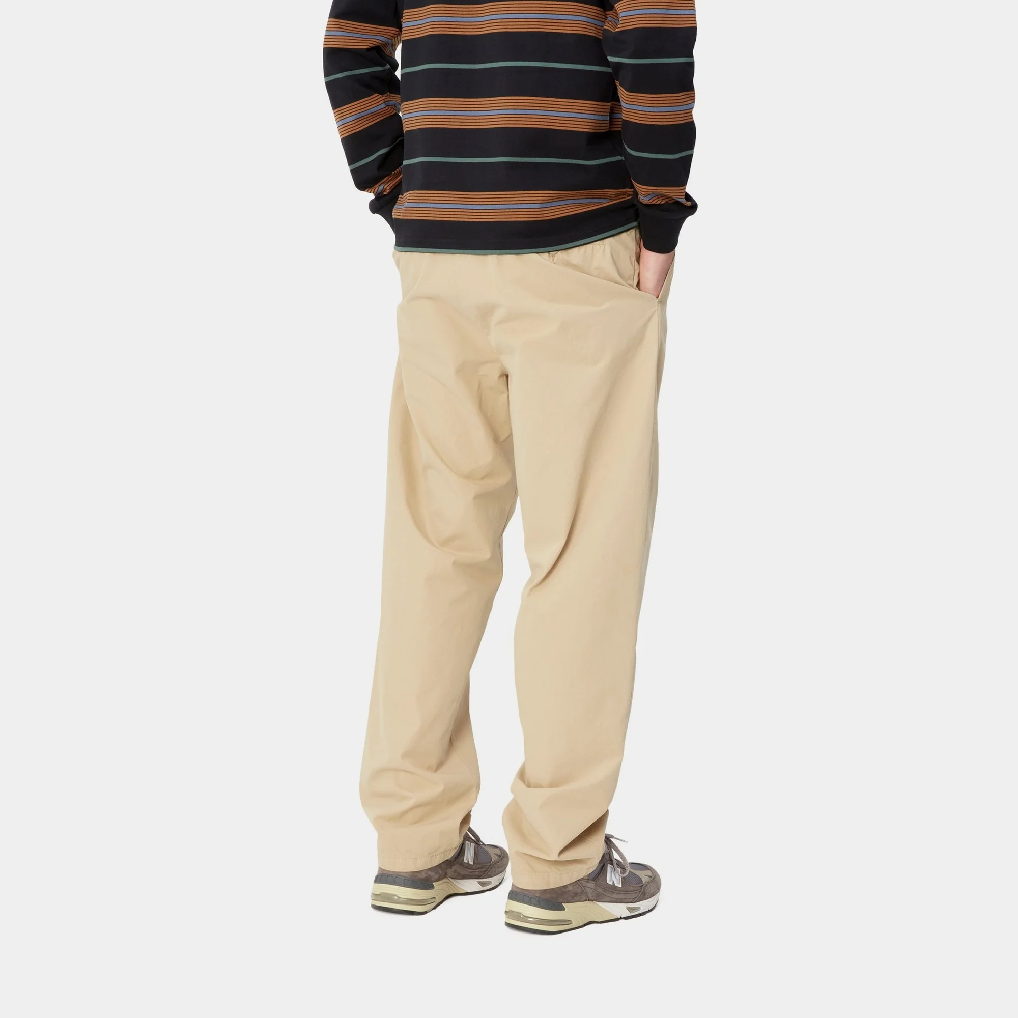 NMCalder Pant - Poplin | Wall (garment dyed)