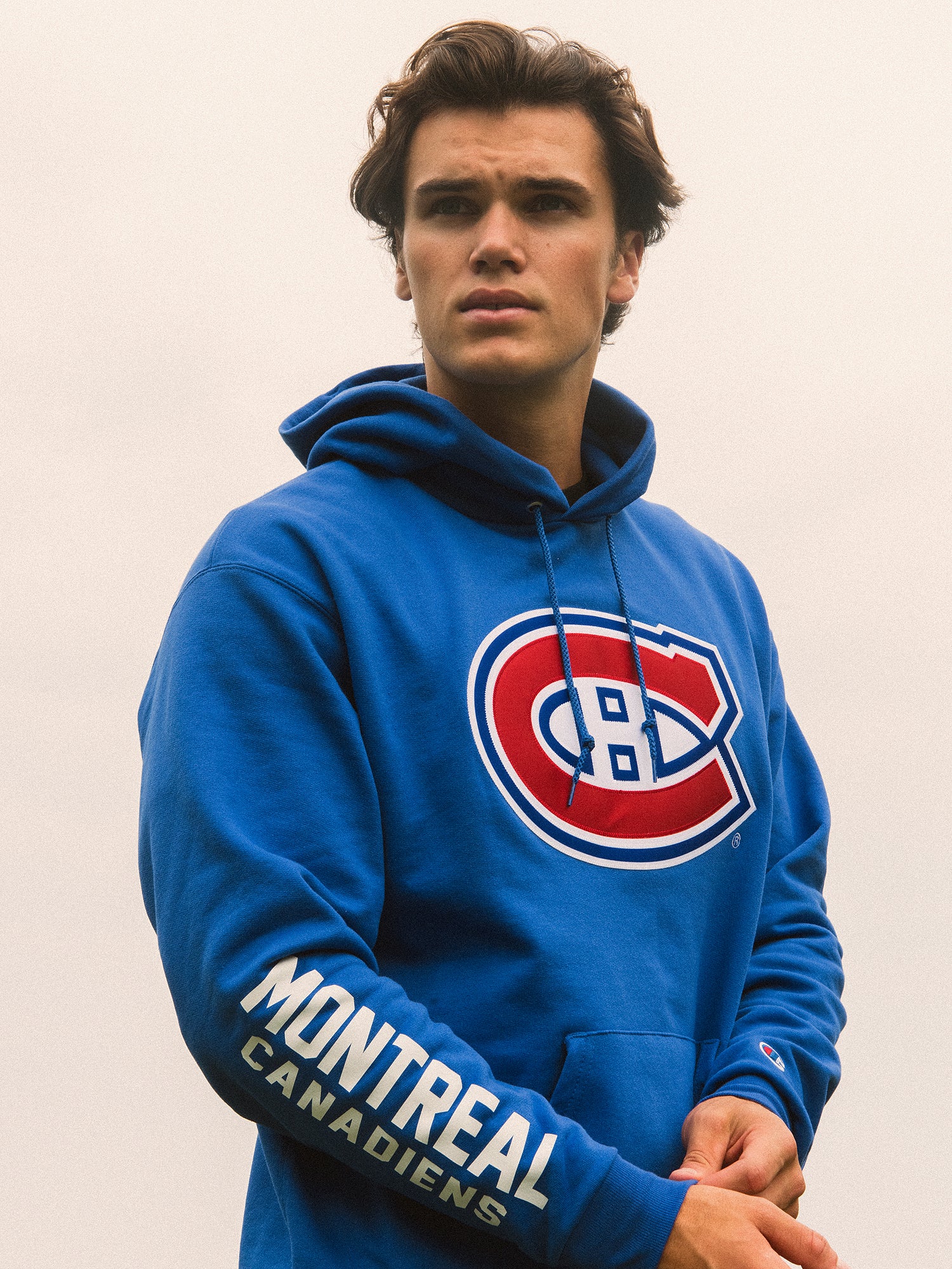 NMCHAMPION NHL MONTREAL CANADIENS CENTER ICE PULL OVER HOODIE