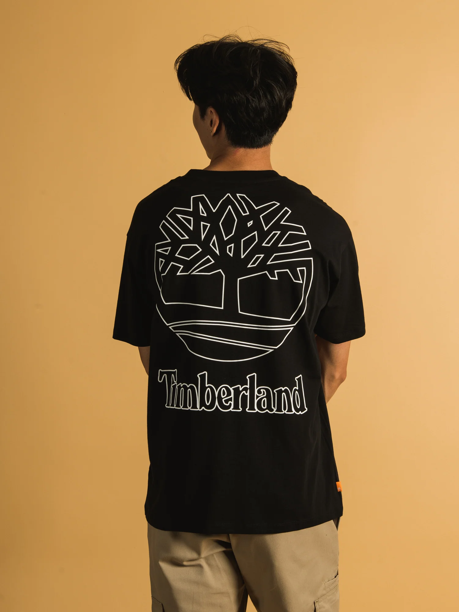 NMTIMBERLAND BACK TREE & LINEAR SHORT SLEEVE LOGO T-SHIRT