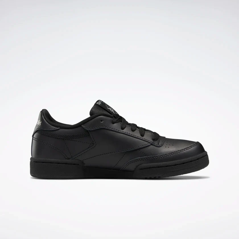 NMReebok Kid's Club C GS Shoes - Black / Charcoal