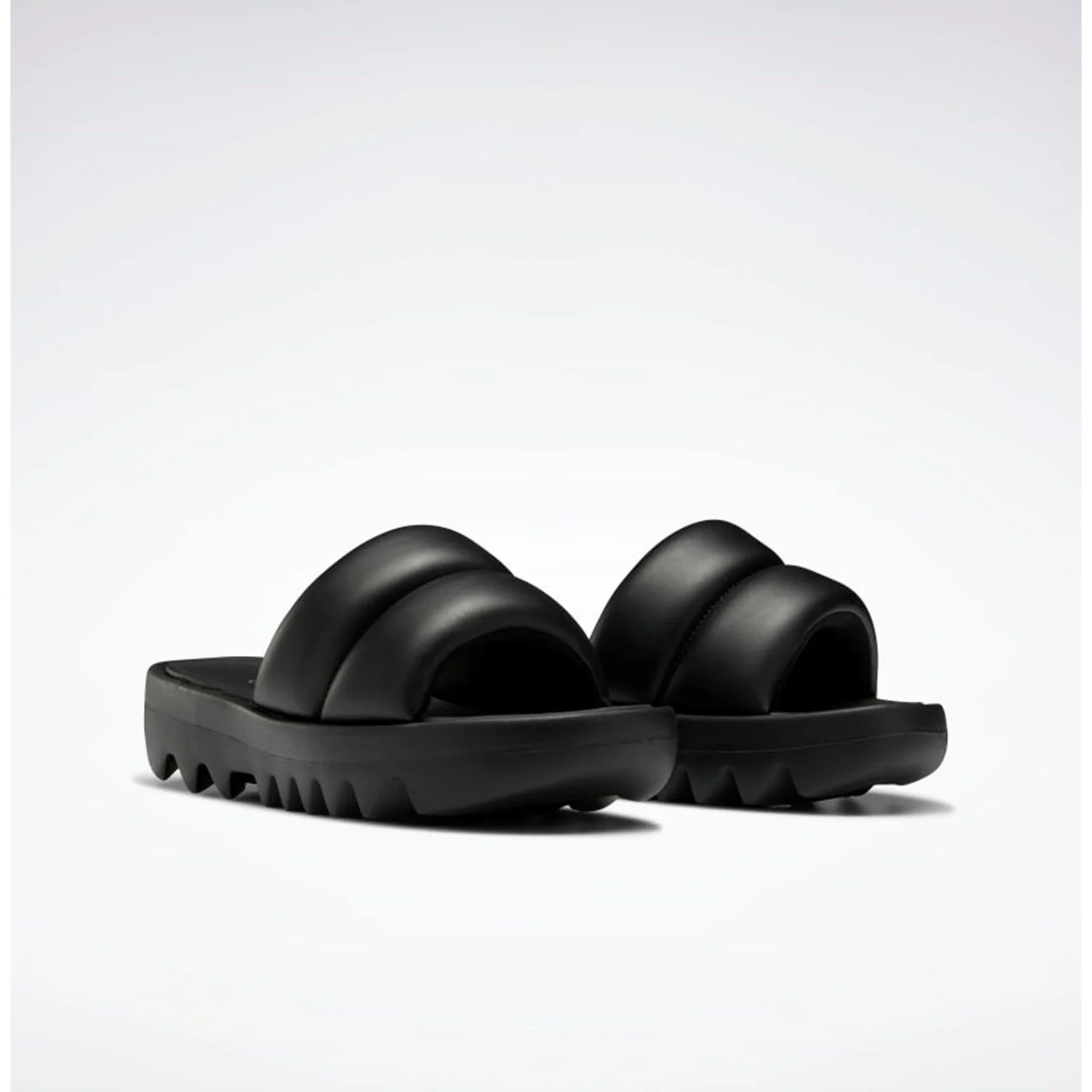 NMReebok Women's Cardi B Slides - Core Black