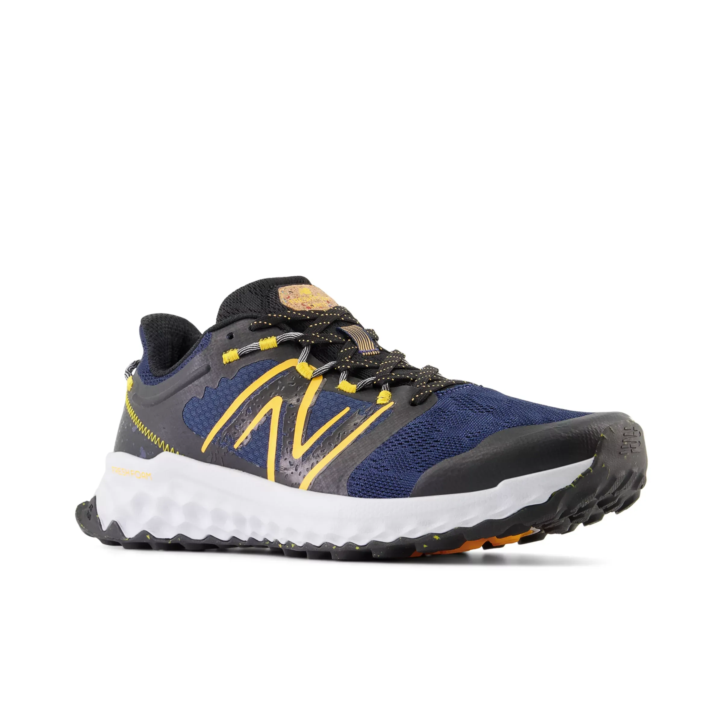 NMFresh Foam Garoé - NB Navy with Hot Marigold and Black