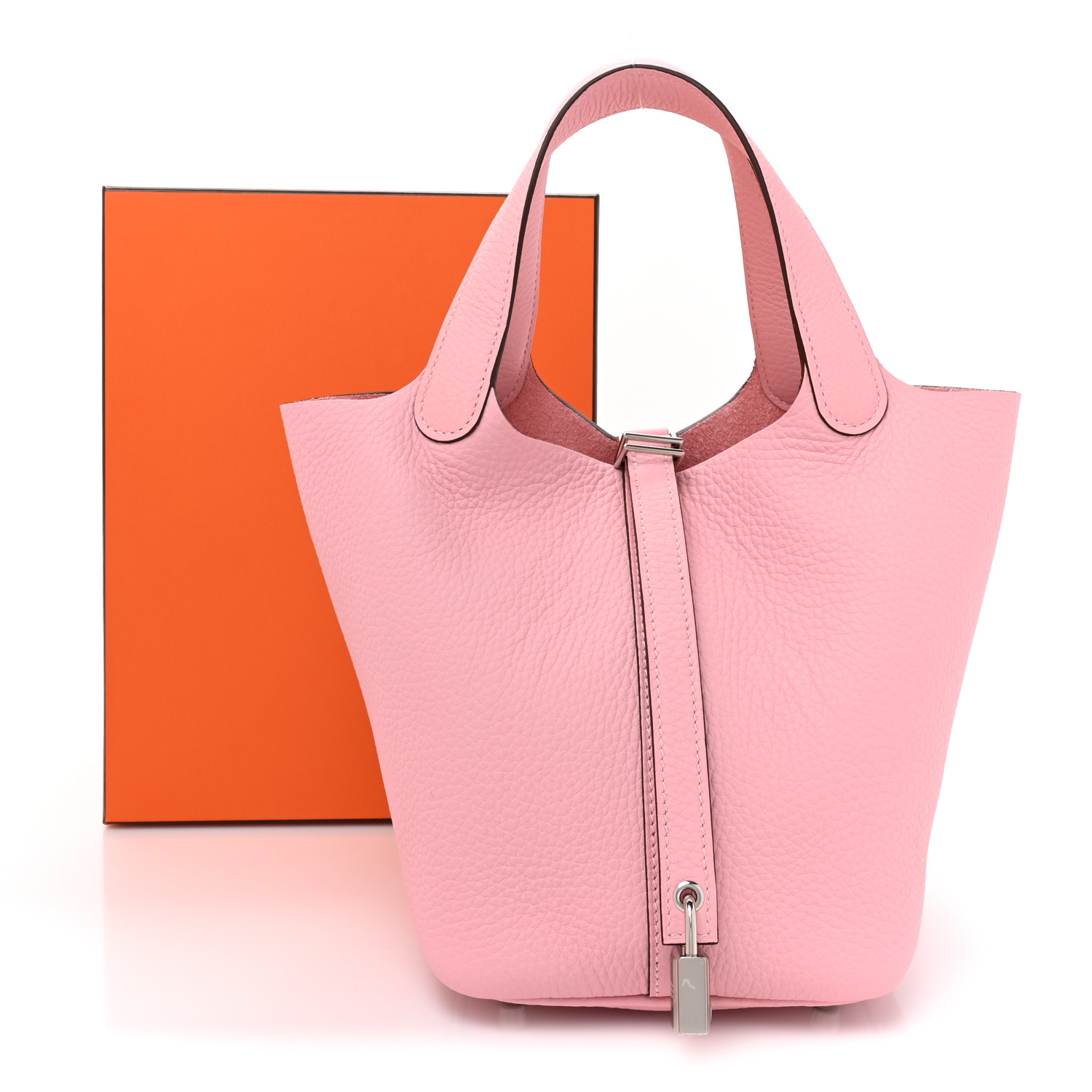 NMTaurillon Clemence Picotin Lock 18 PM Rose Sakura