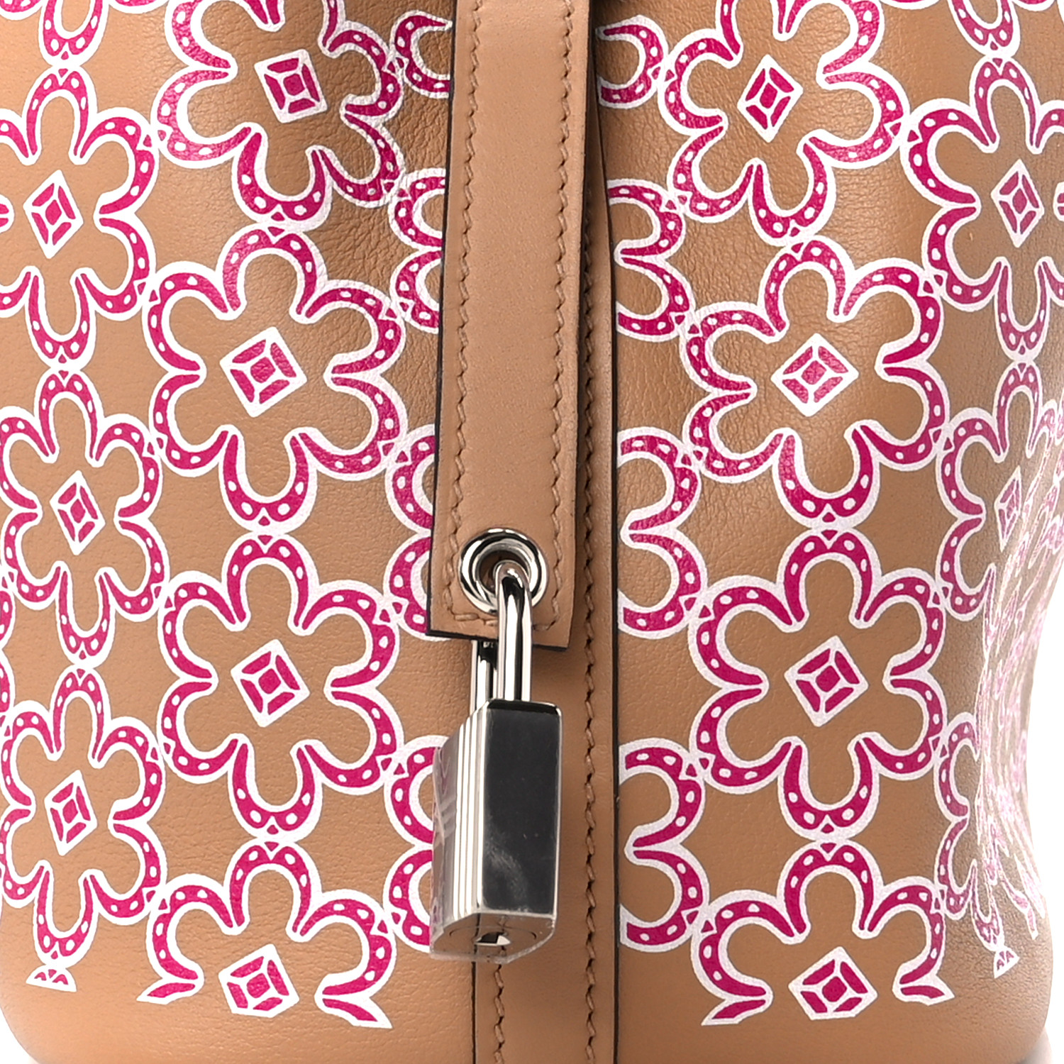 NMSwift Micro Lucky Daisy Picotin Lock Chai Rose White