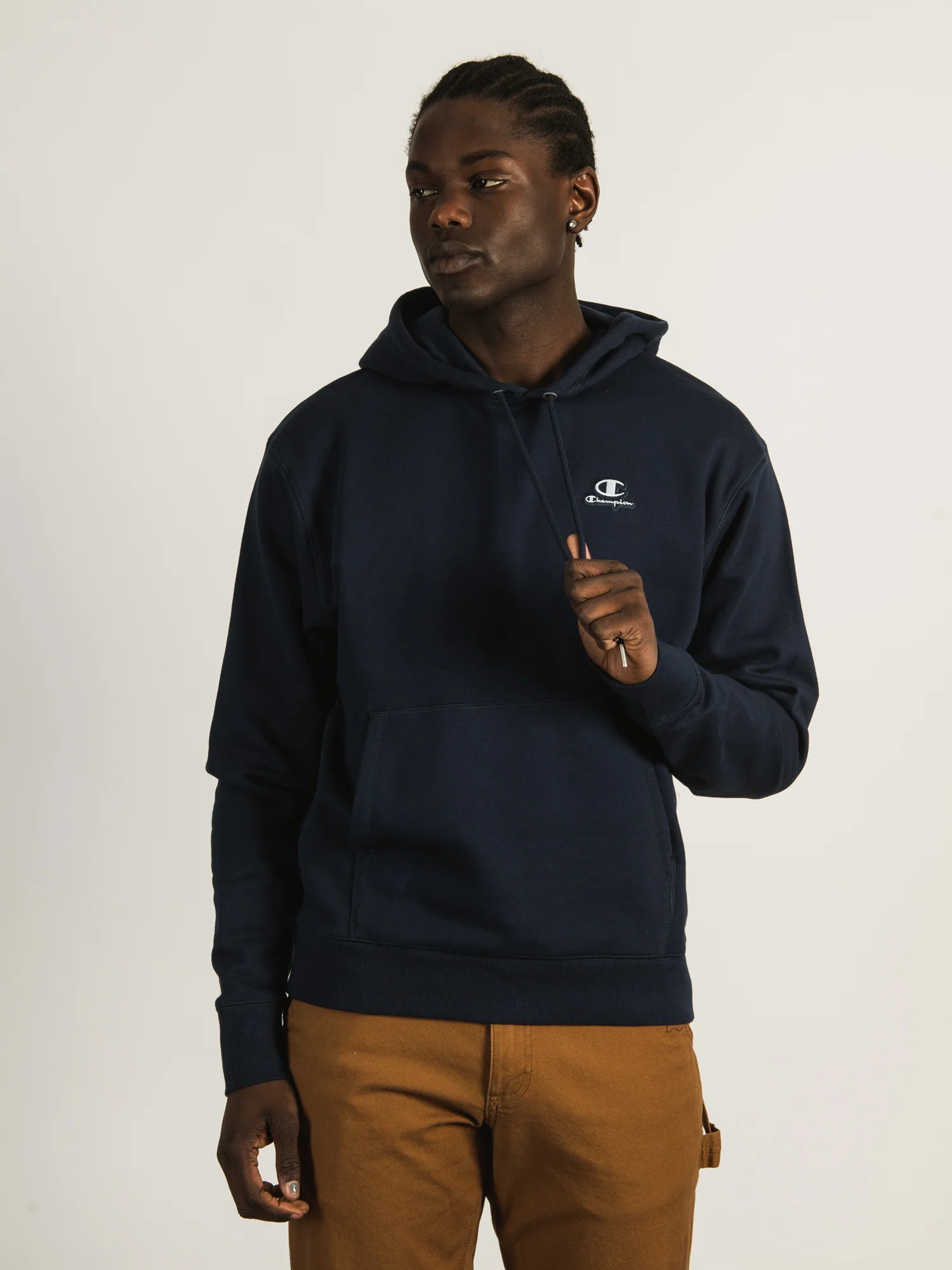 NMCHAMPION CLASSIC PULL OVER LEFT CHEST LOGO HOODIE