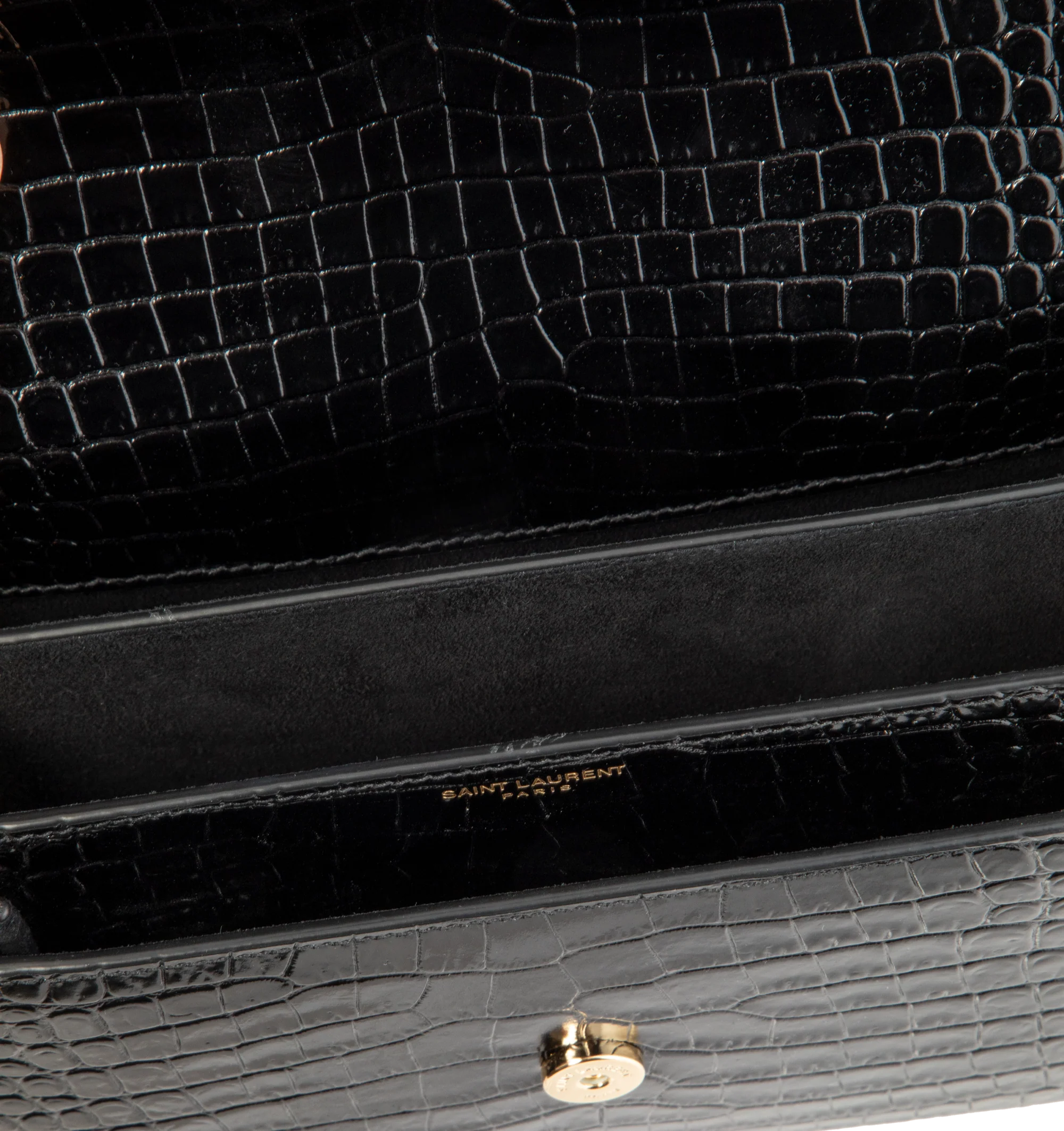 NMSUNSET MEDIUM CROC EMBOSSED BAG