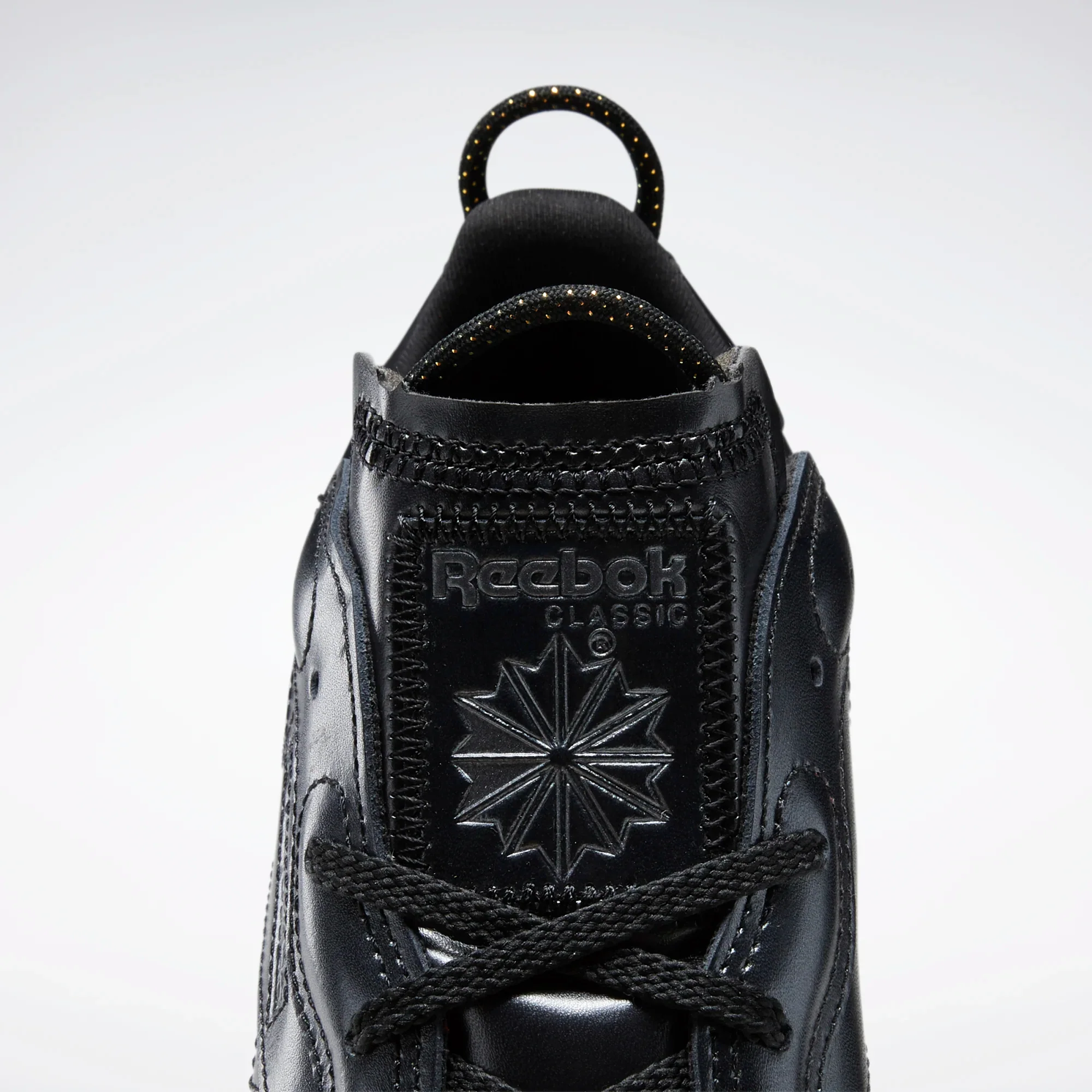 NMReebok Women's Cardi B Classic Leather Shoes - Core Black / Dark Silver