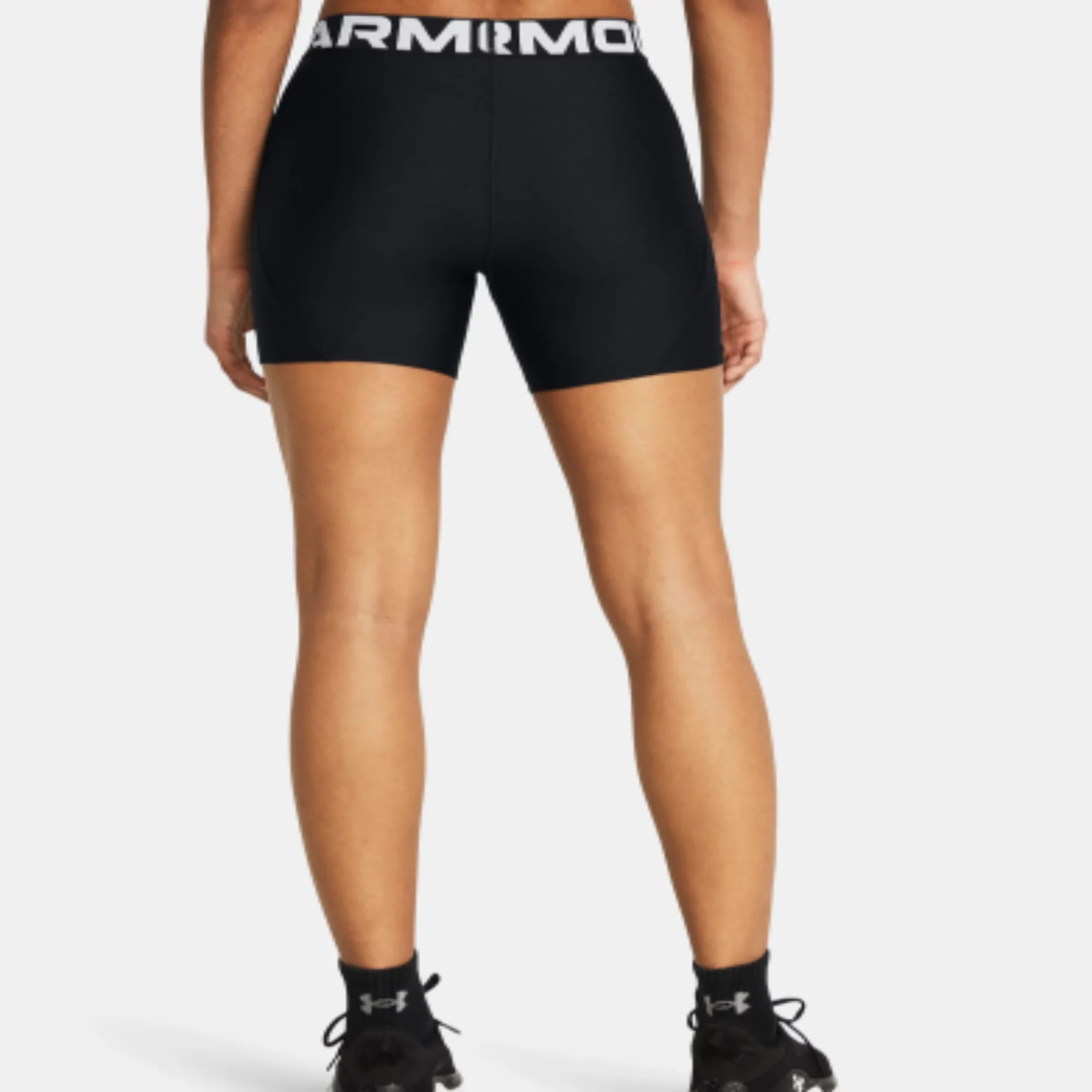 NMWomen's Under Armour HeatGear® Middy Shorts (Black)