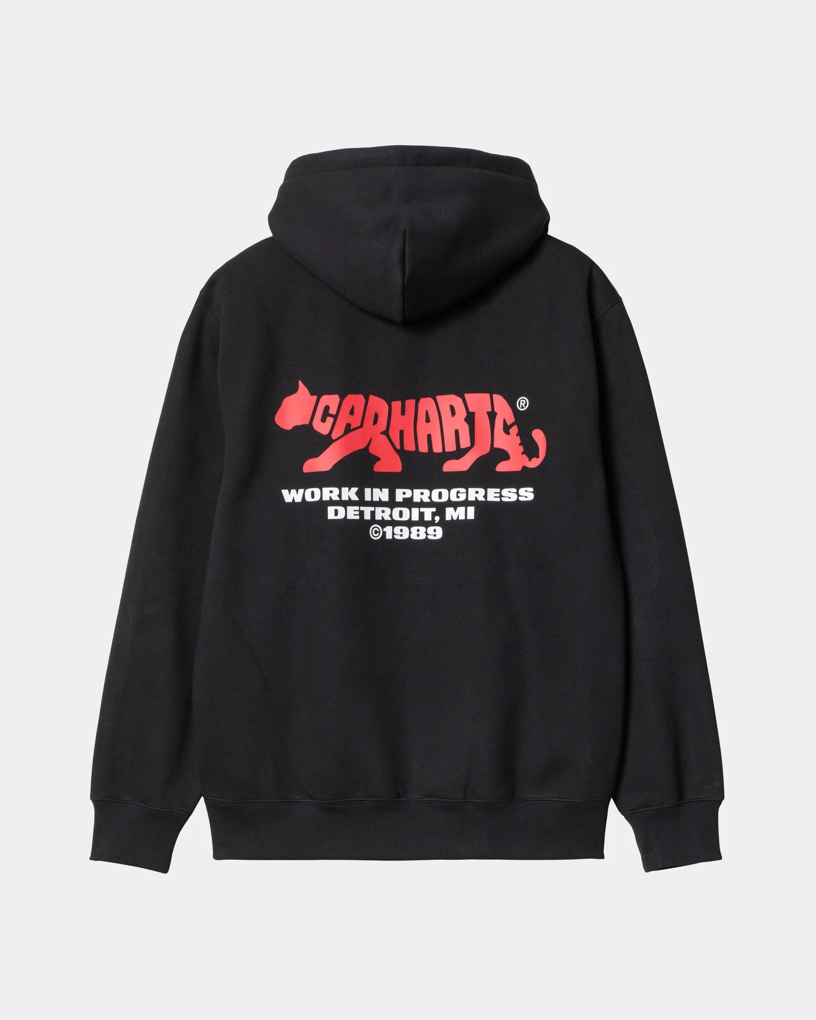 NMHooded Rocky Script Sweatshirt | Black