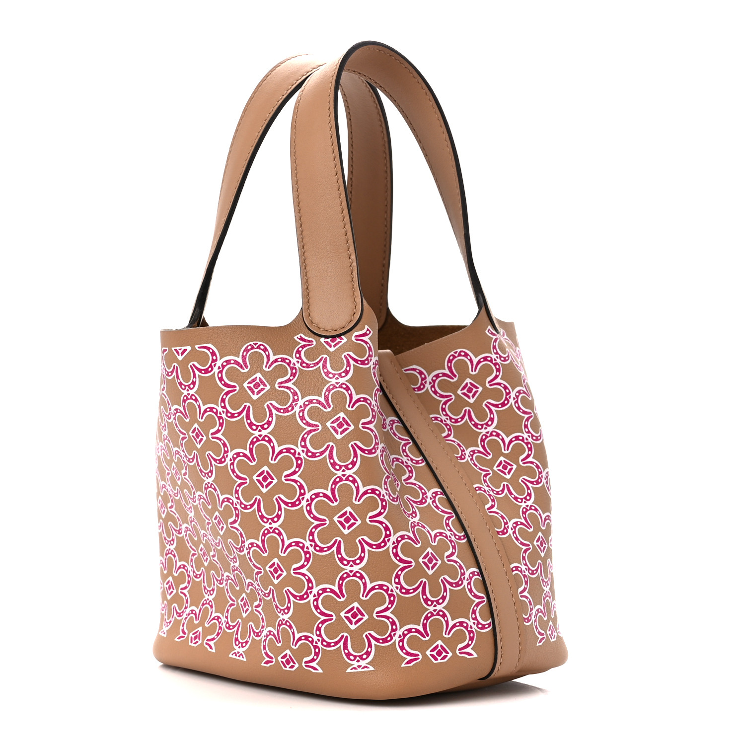 NMSwift Micro Lucky Daisy Picotin Lock Chai Rose White