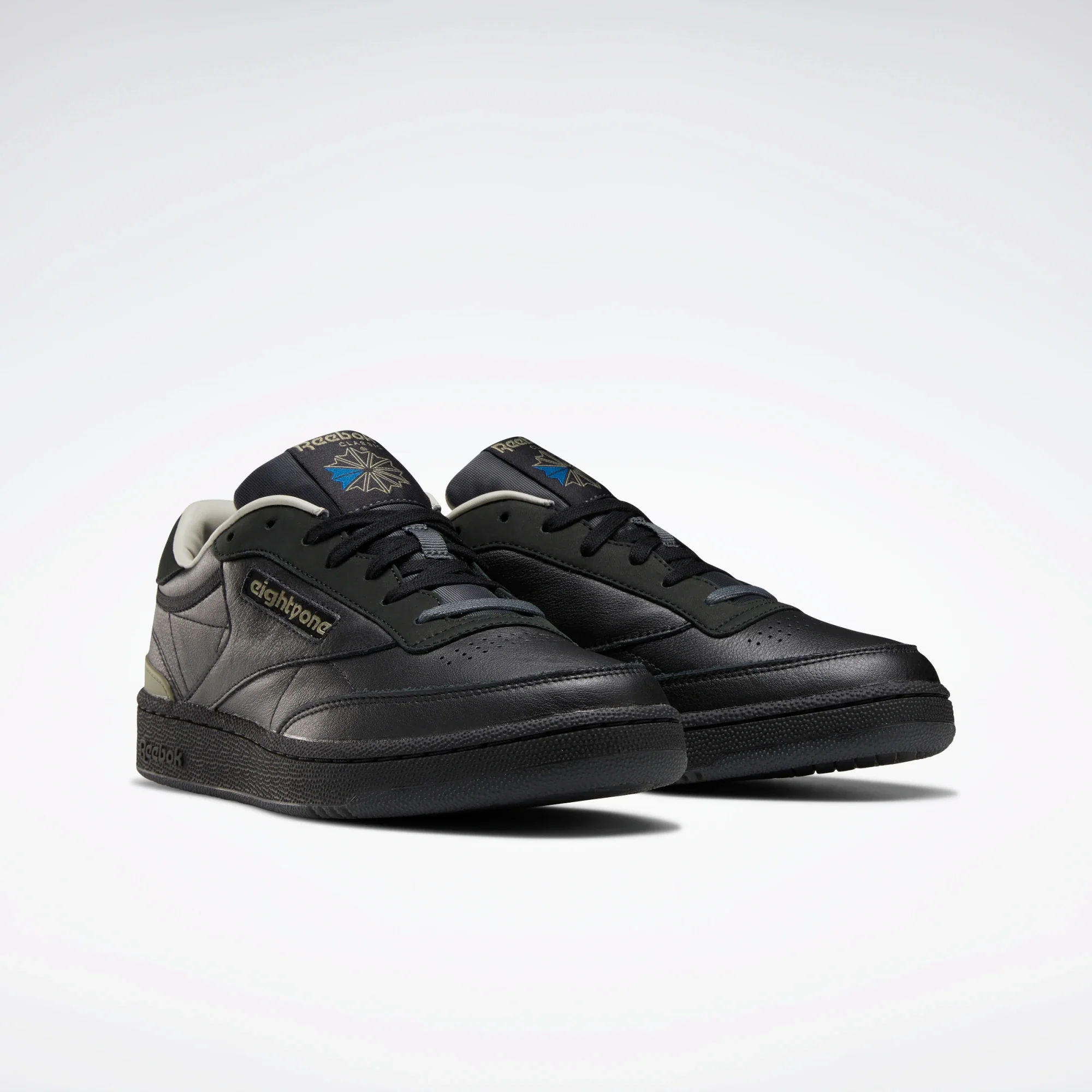 NMReebok Men's Club C 85 Shoes - Black / Khaki / The Blues