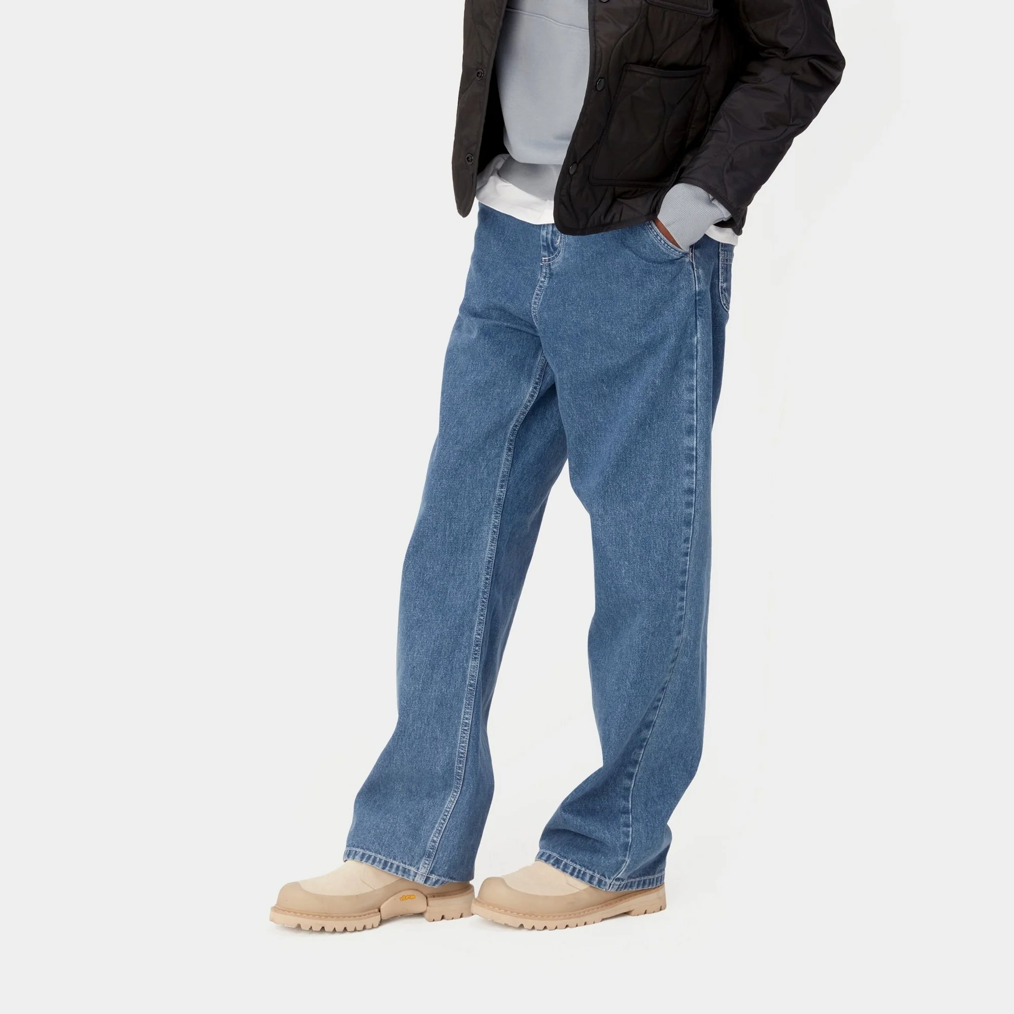 NMWomen’s Simple Pant | Blue (stone washed)