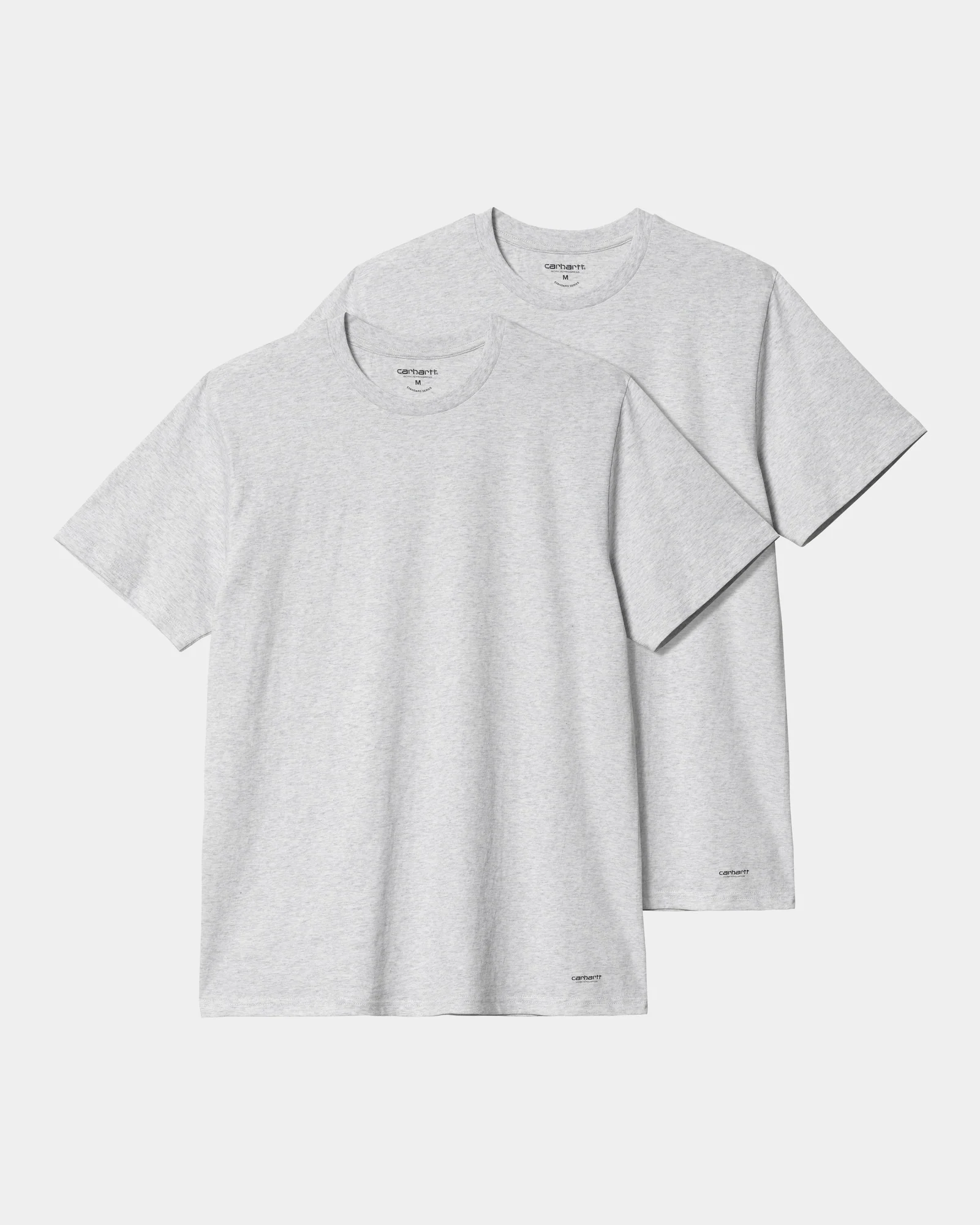 NMStandard Crew Neck T-Shirt (2 Pack) | Ash Heather + Ash Heather